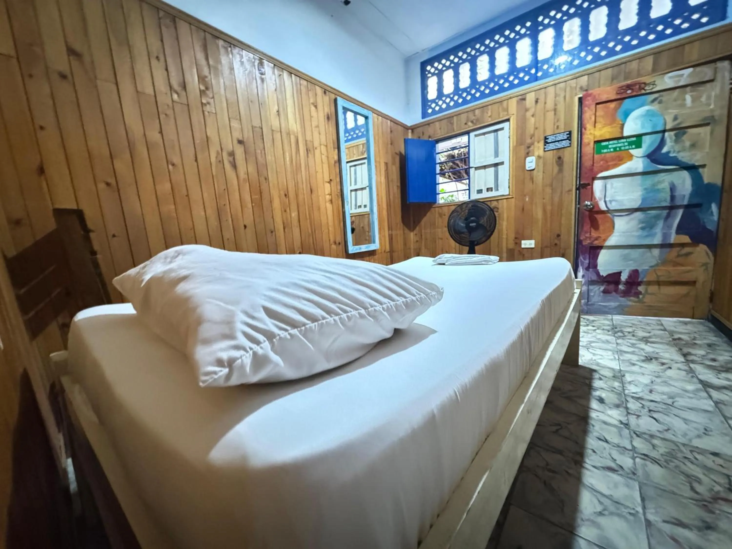 Bed in Hostal Luna Llena Getsemaní