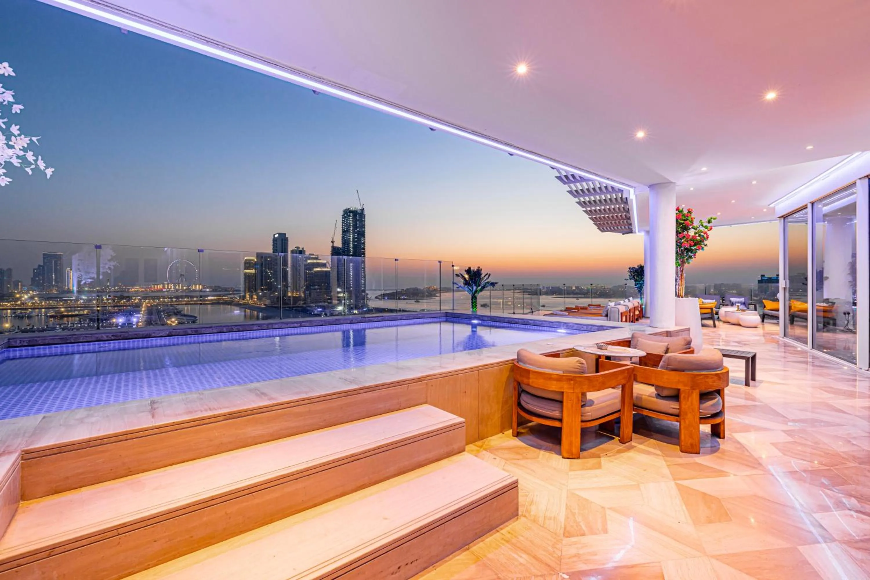 Five Palm Luxury Penthouse Full Marina View & Private Pool