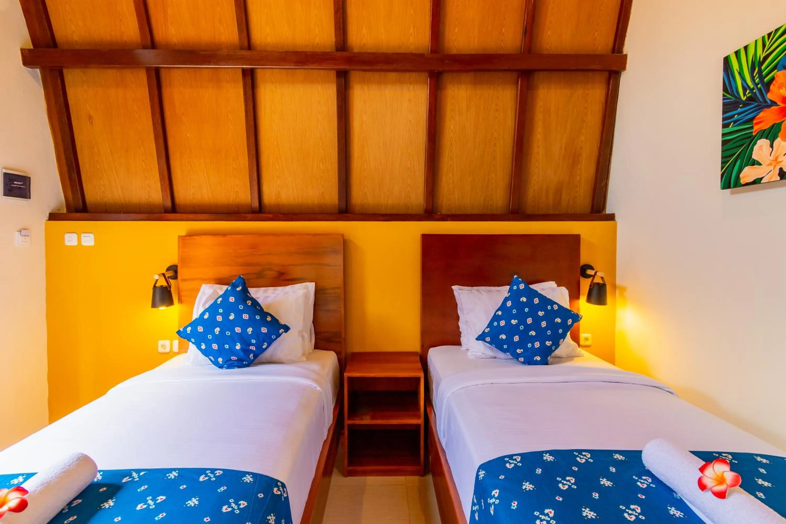 Bed in Omah Lumbung Yogyakarta