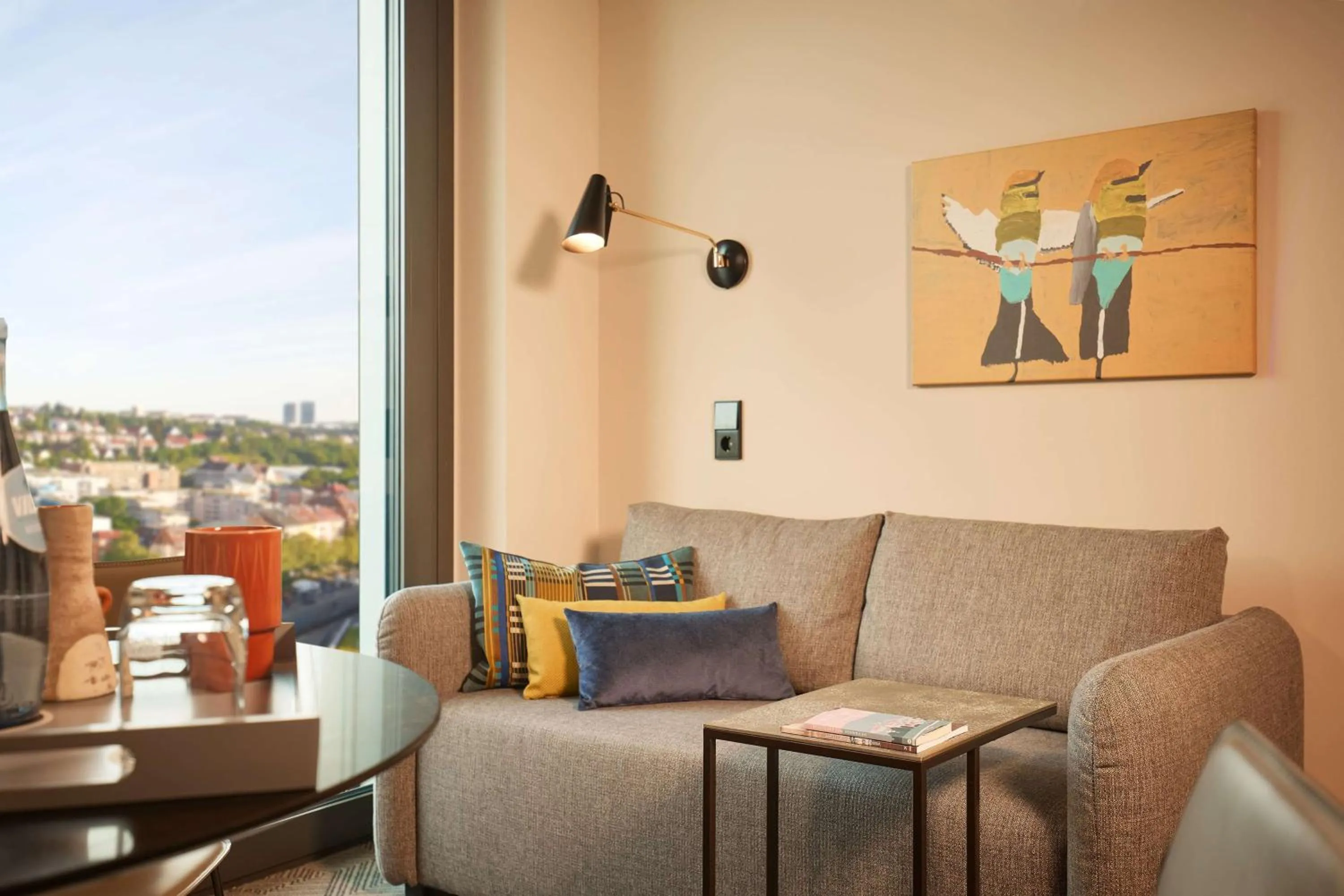 Living room in Adina Apartment Hotel Stuttgart