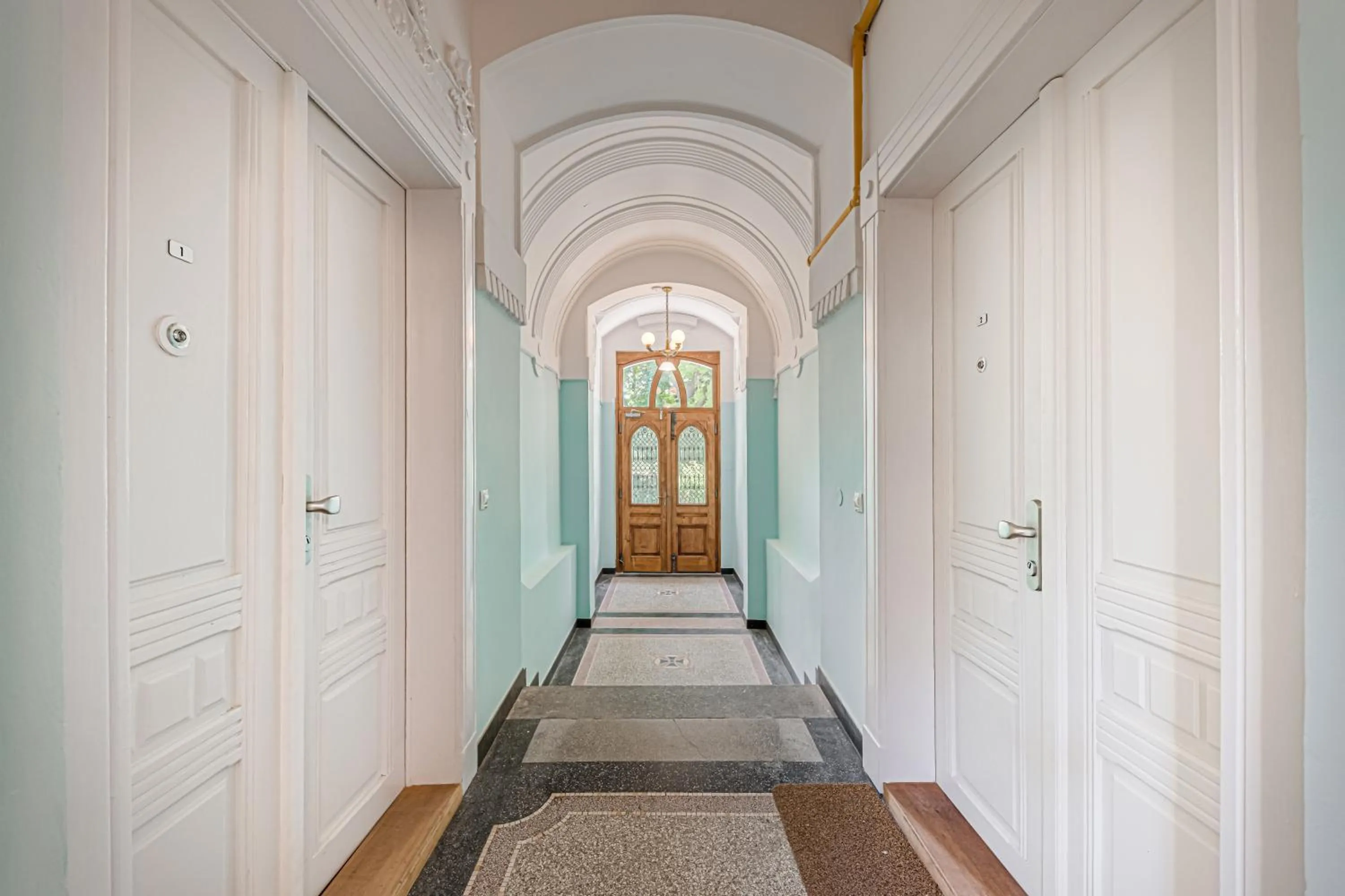 Facade/entrance in Kaizl Park Residence