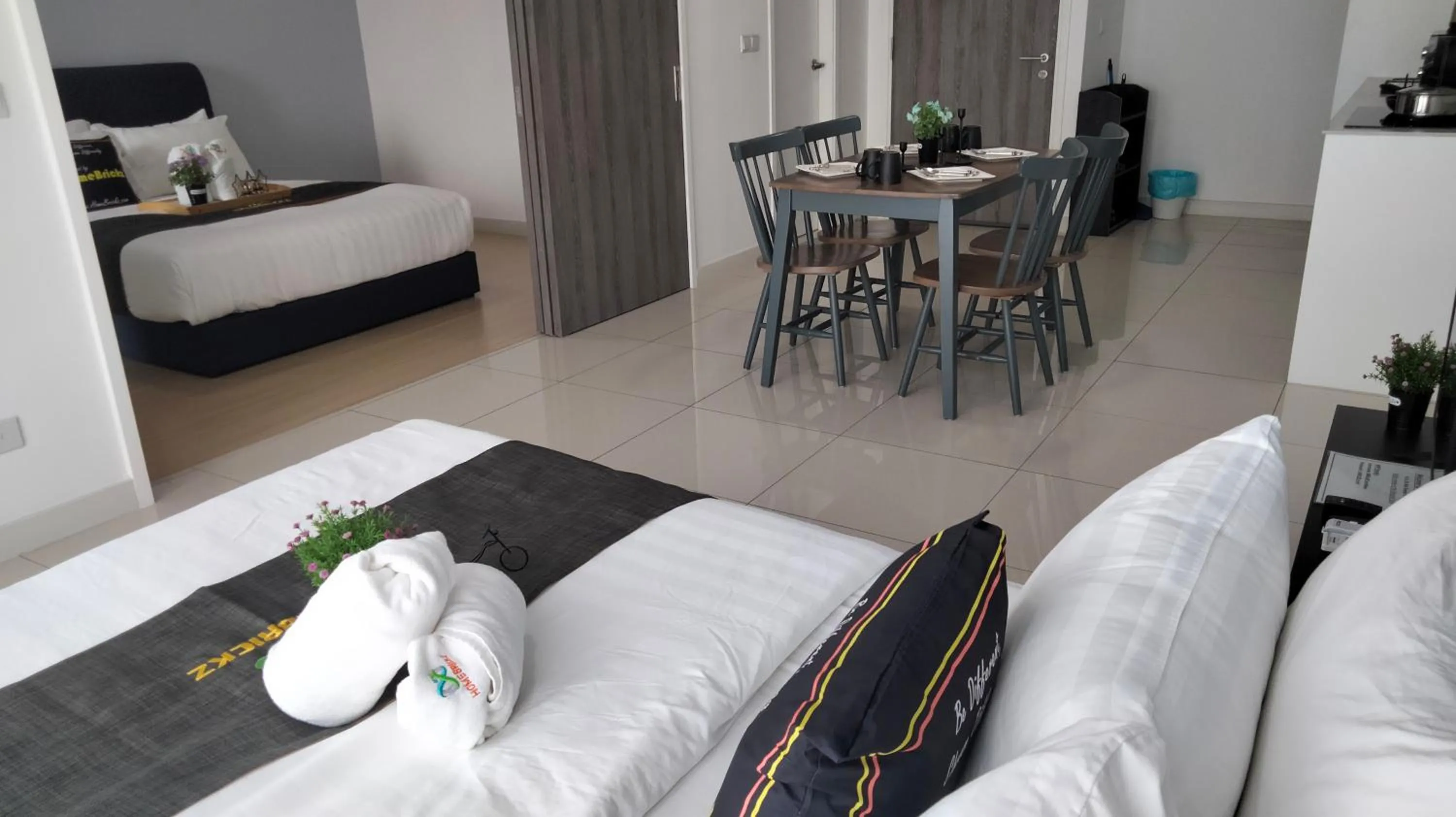 Bed in Continew Residence by HomeBrickz