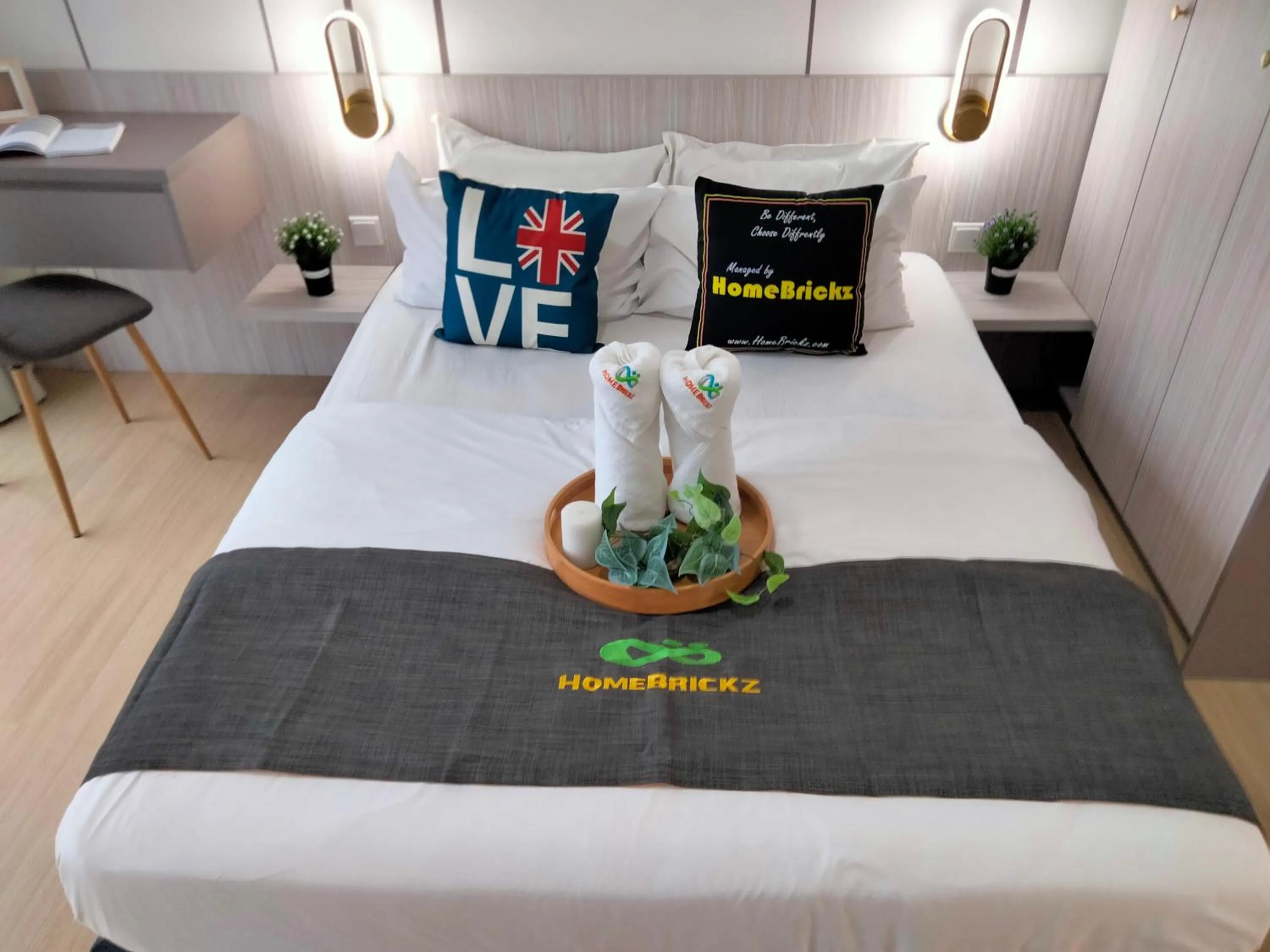 Bed in Continew Residence by HomeBrickz