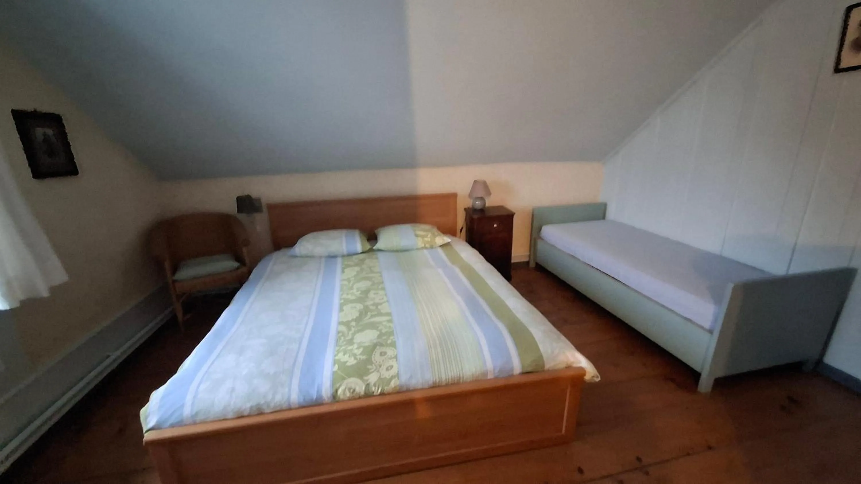 Bed in Hôtel Von Bergen