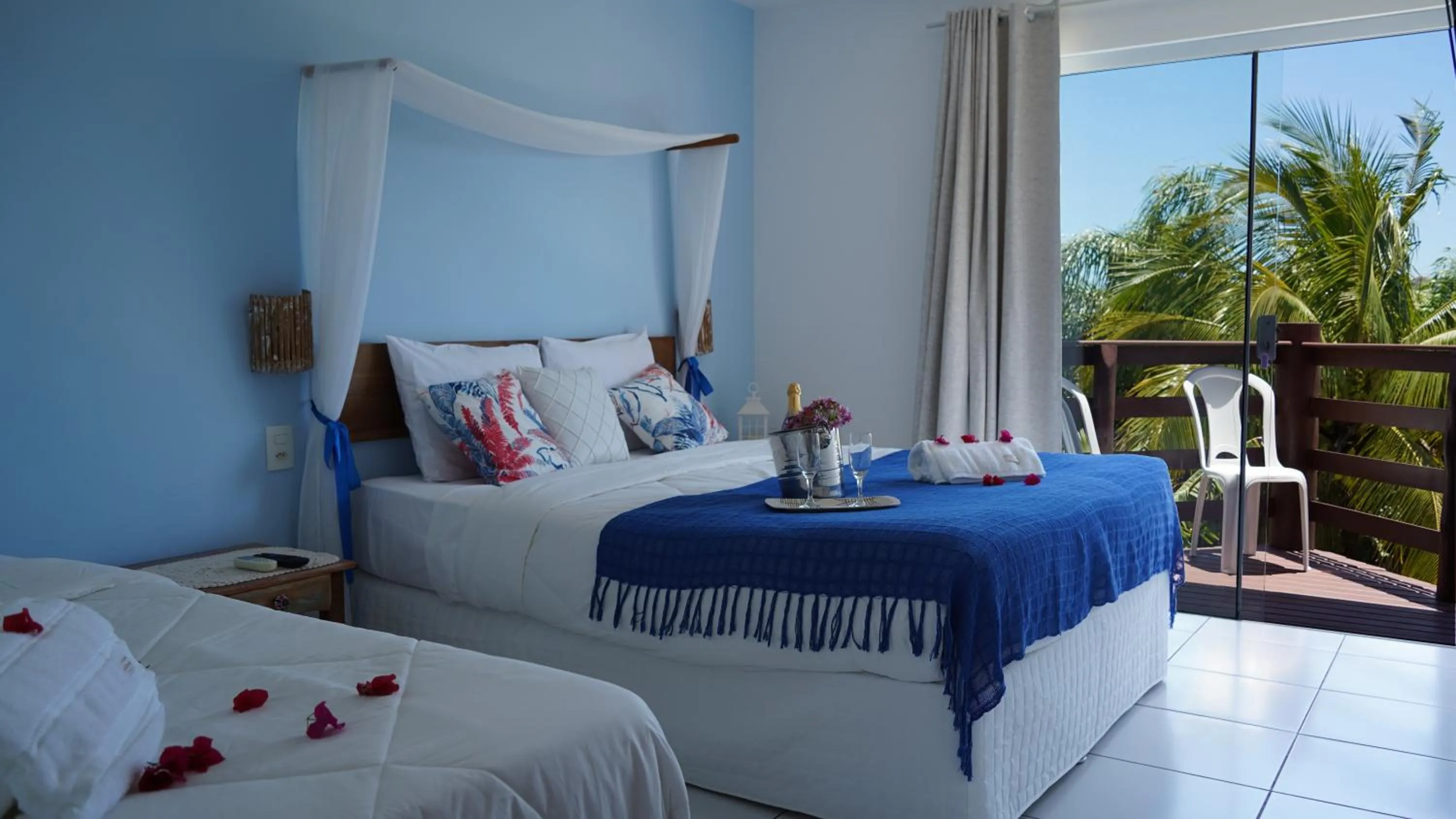 Garden view, Bed in Hotel Liberdade Búzios