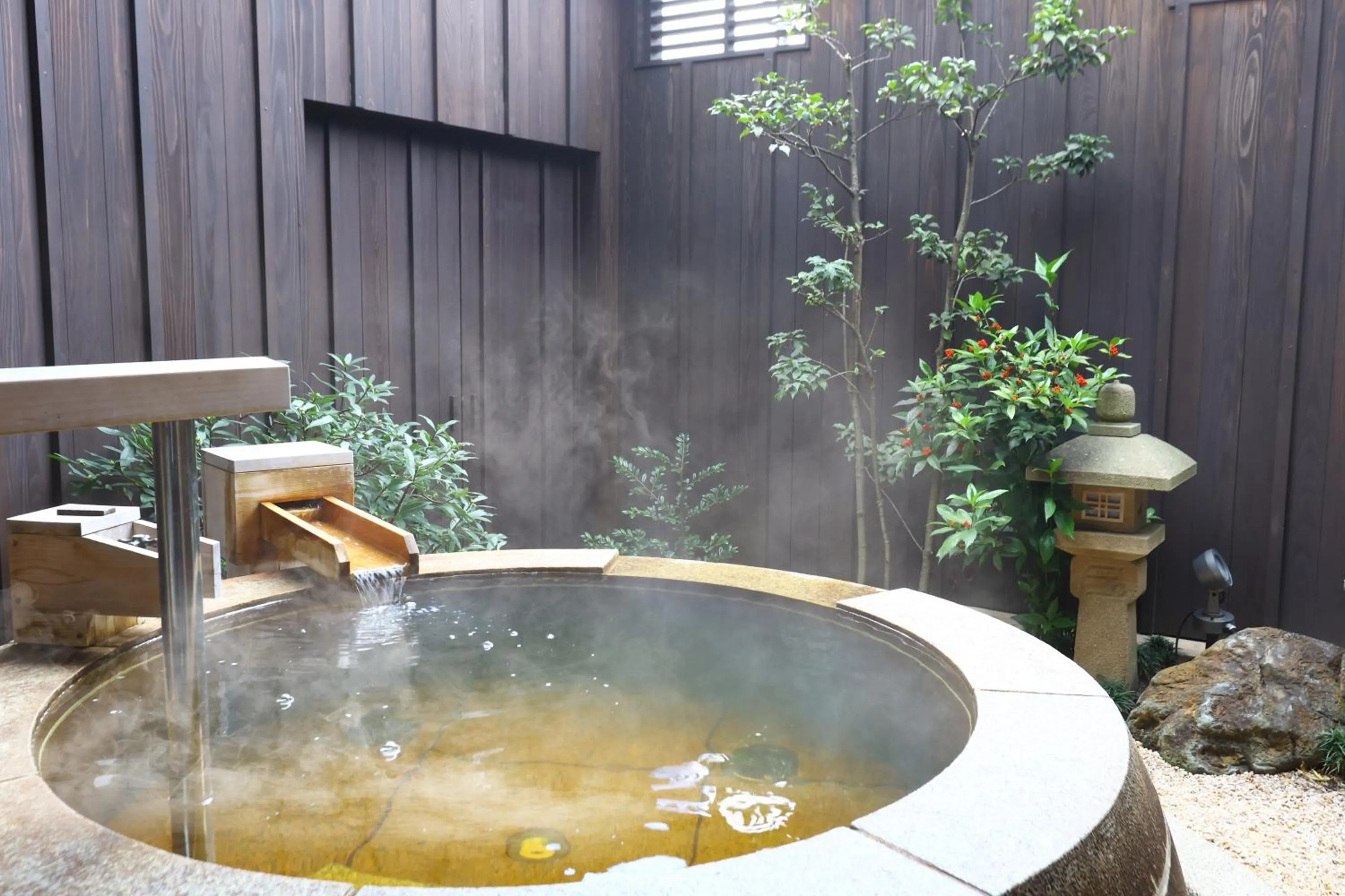 Hot Spring Bath in Inishie no Yado Keiun