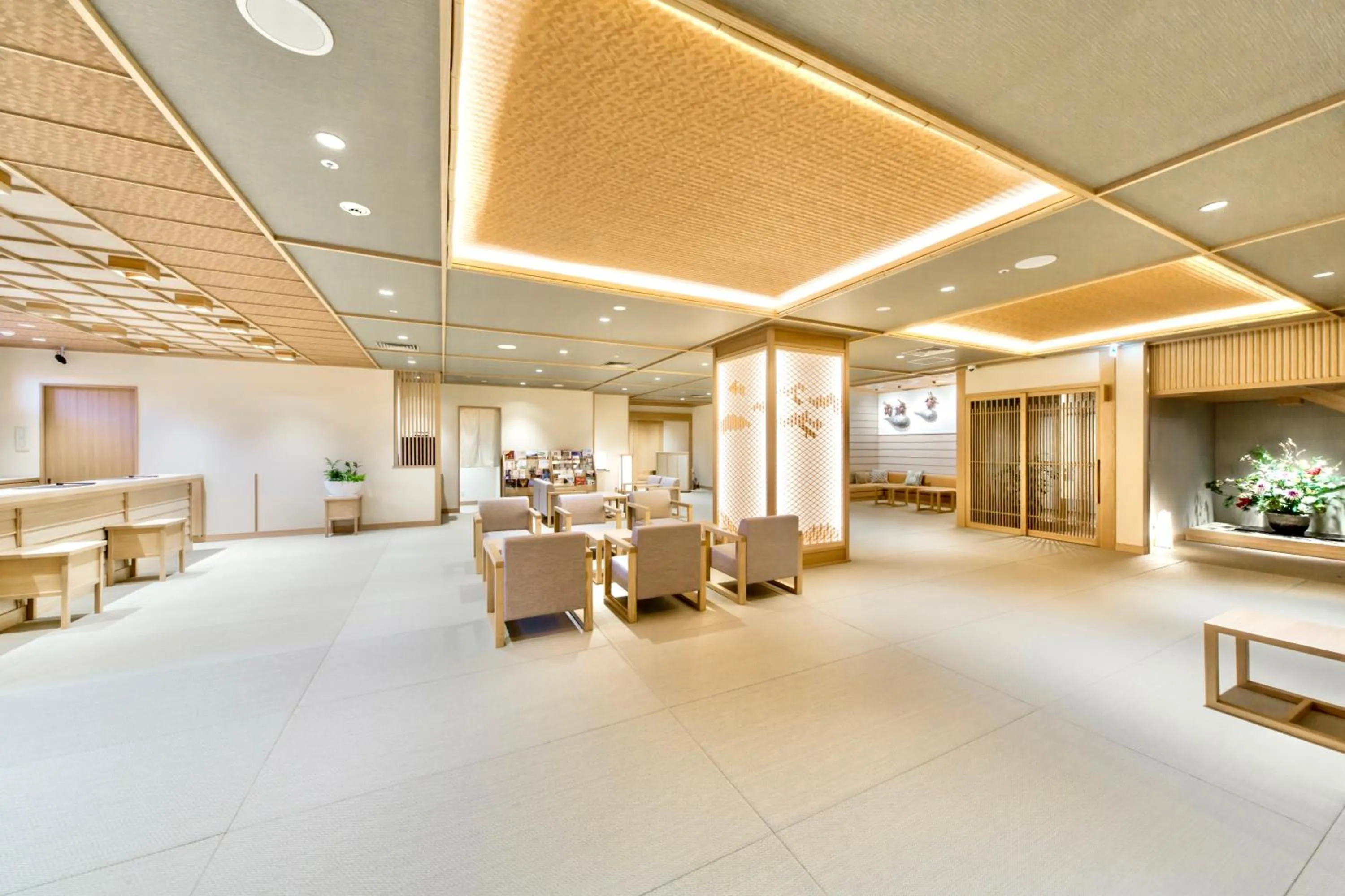 Lobby or reception in Oyado Tsukiyo no Usagi