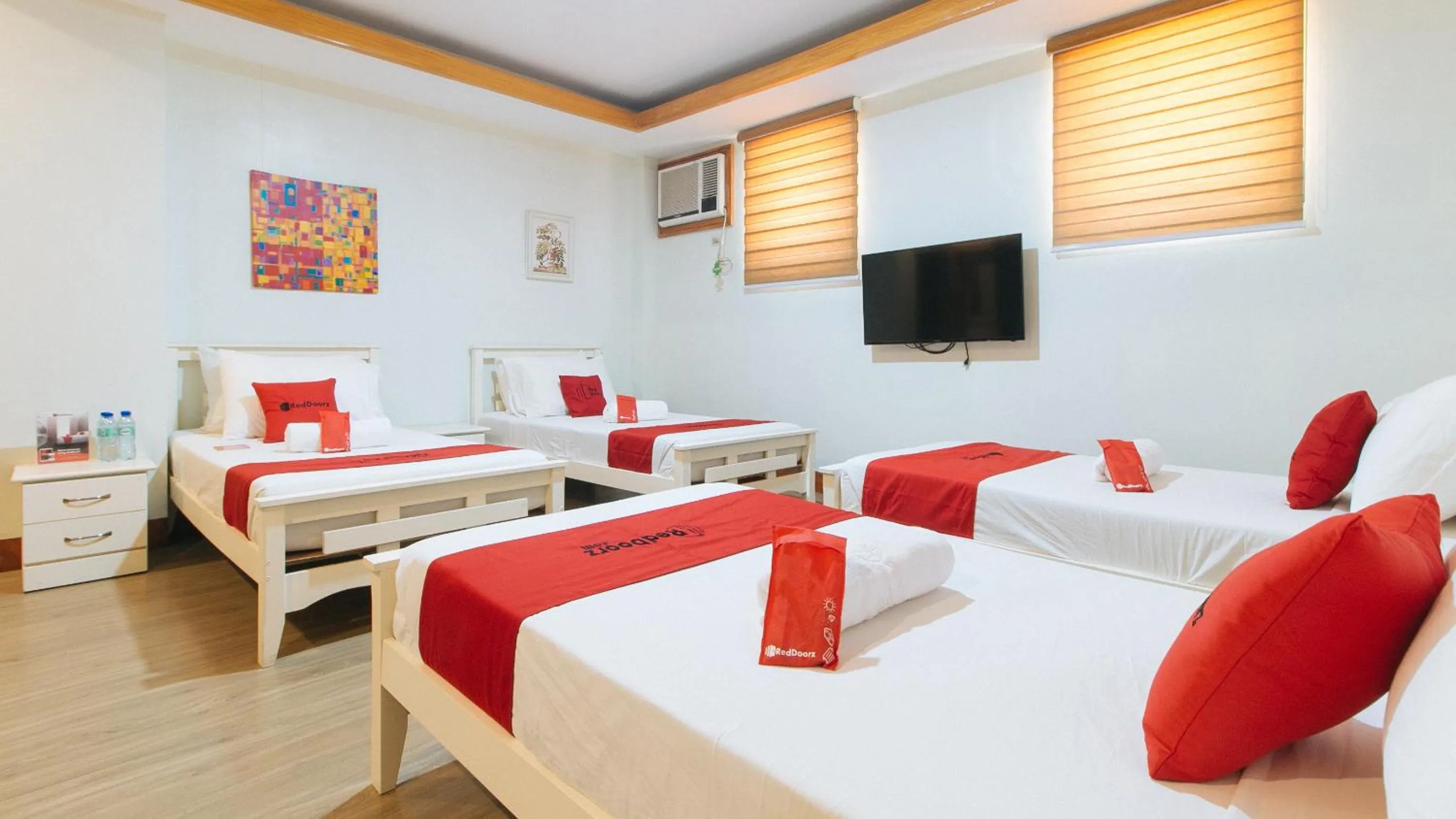 Bed in RedDoorz Premium @ Nick Hotel Gerona Tarlac