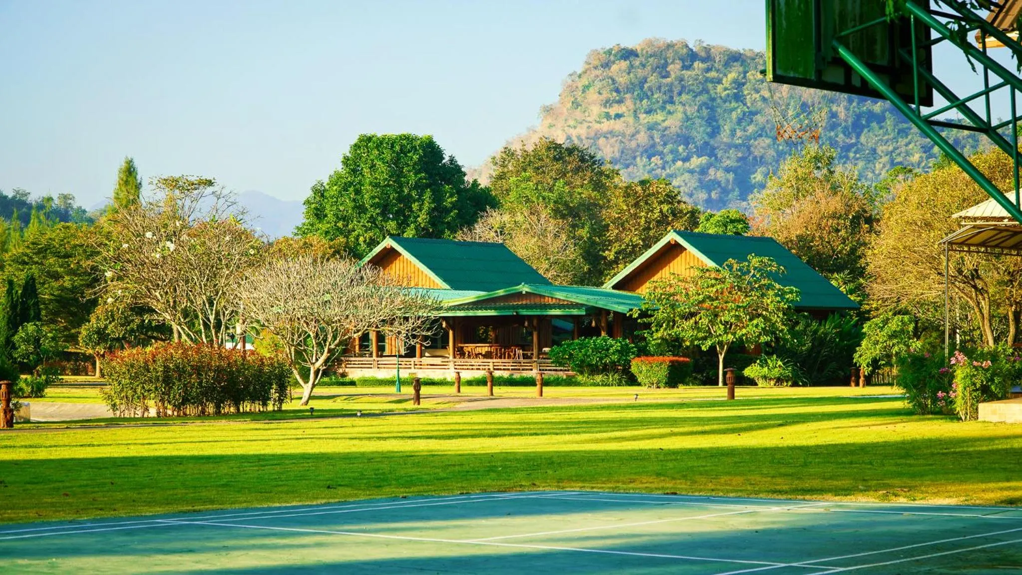 Garden view in ทิพย์วาริน รีสอร์ท เขาใหญ่