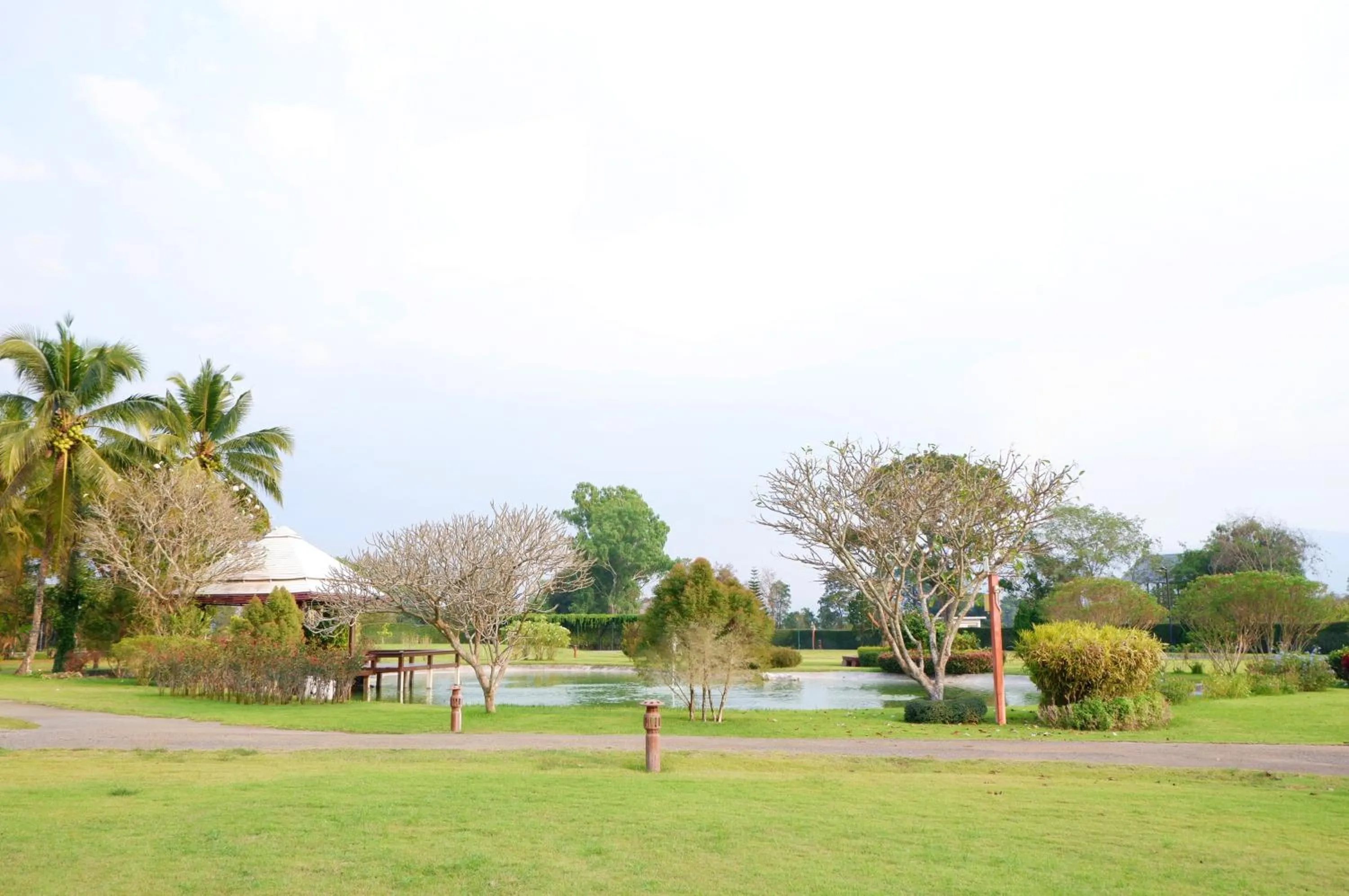 Inner courtyard view in ทิพย์วาริน รีสอร์ท เขาใหญ่