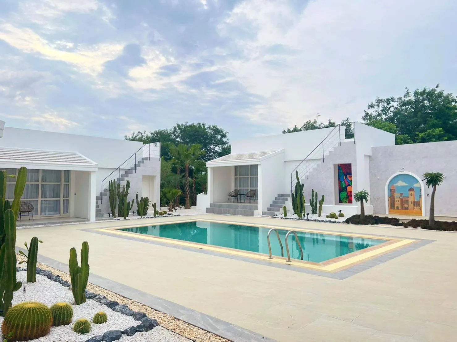 Inner courtyard view in ทิพย์วาริน รีสอร์ท เขาใหญ่