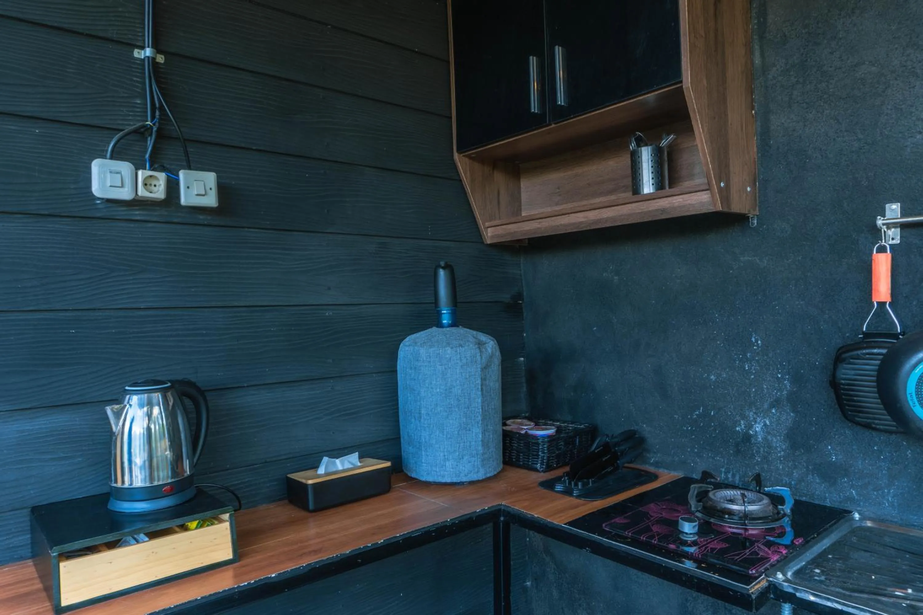 kitchen in Alam Kita Glamping & Plantation