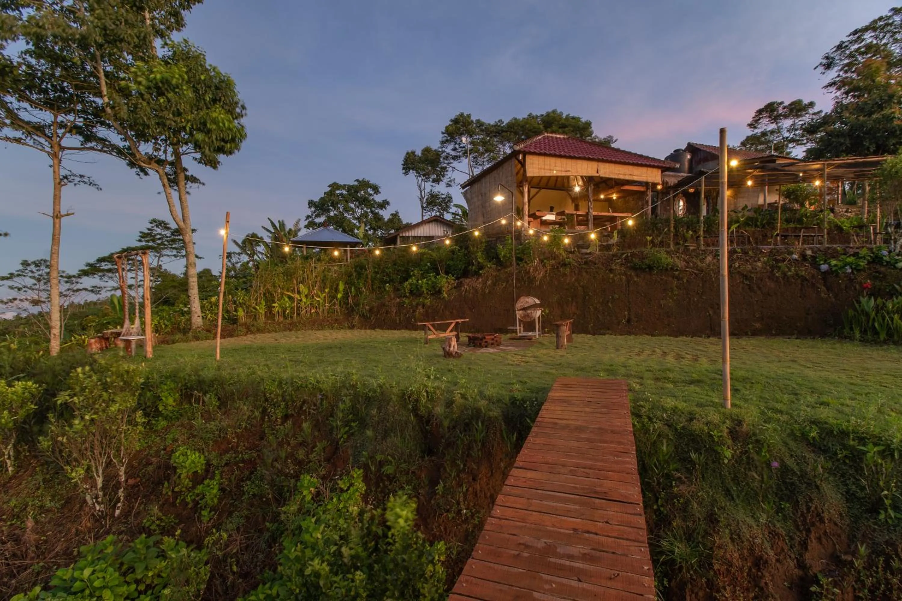 Natural landscape in Alam Kita Glamping & Plantation