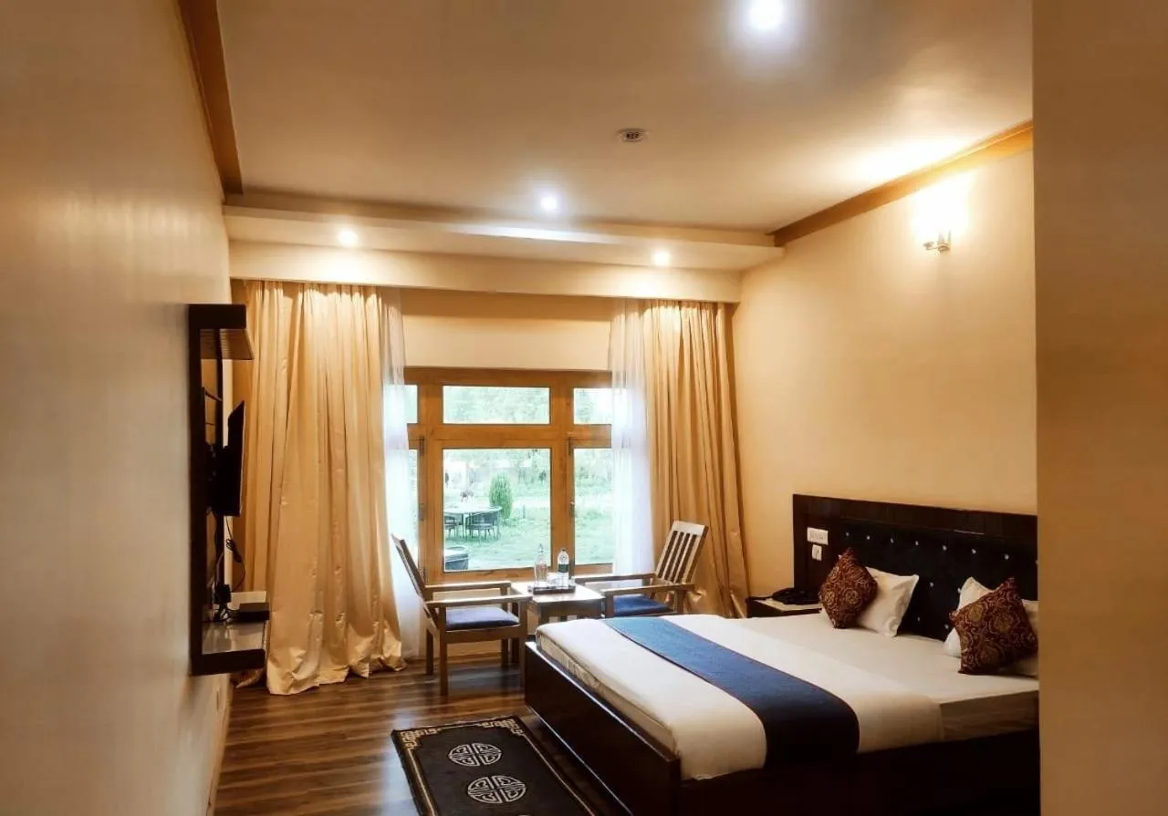 Bed in The Hunder Eco Villa