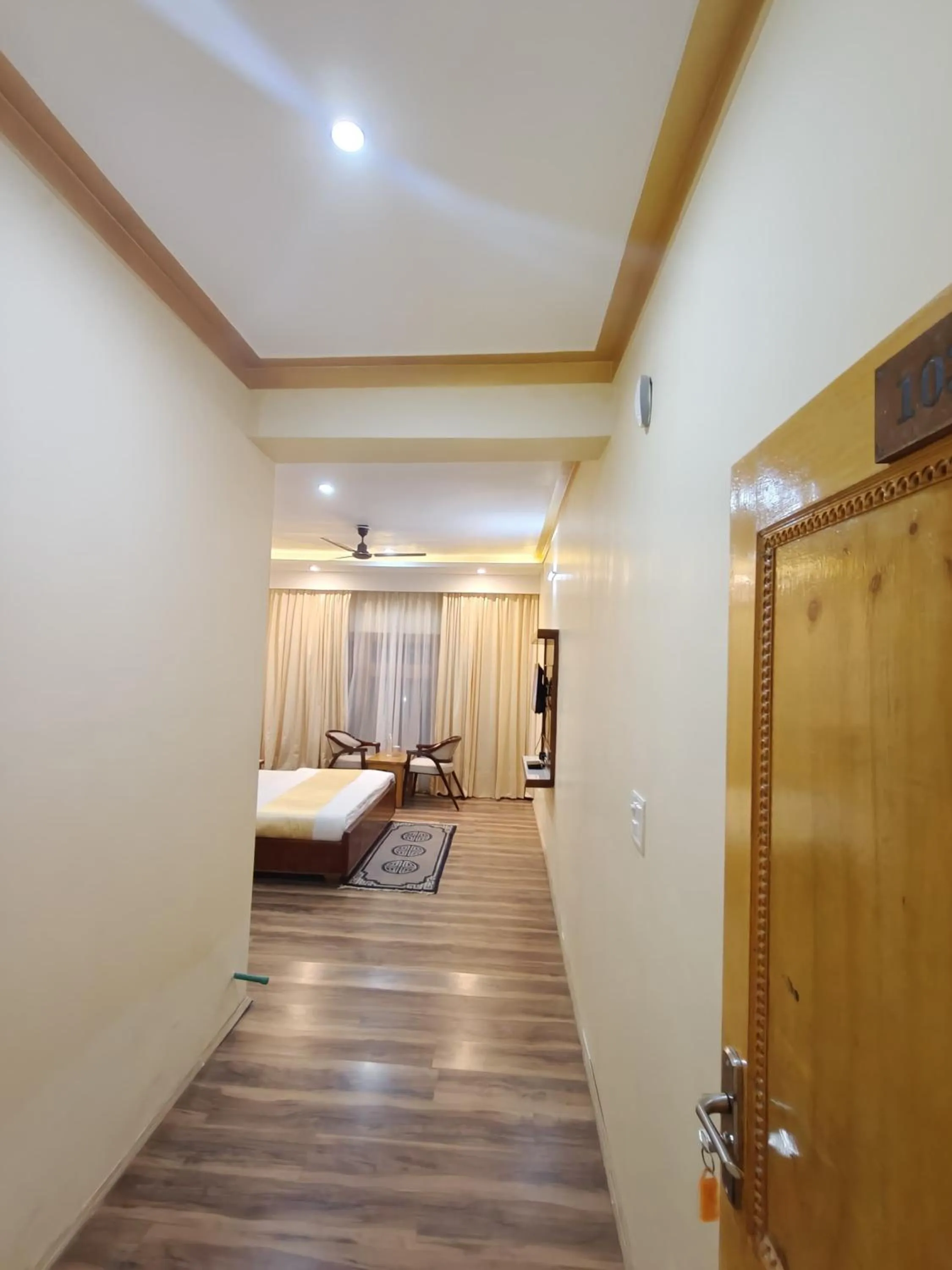 Bed in The Hunder Eco Villa