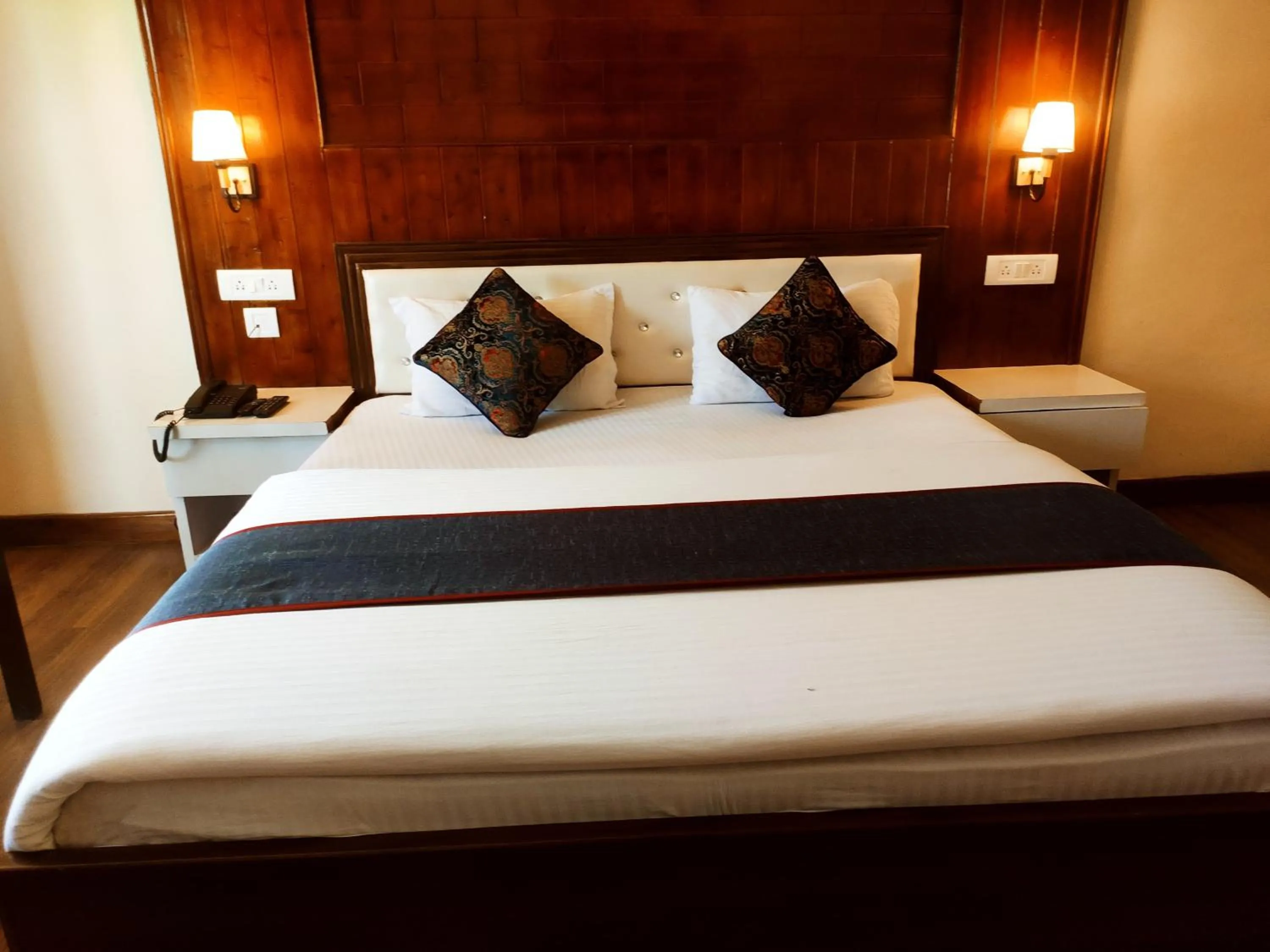 Bed in The Hunder Eco Villa