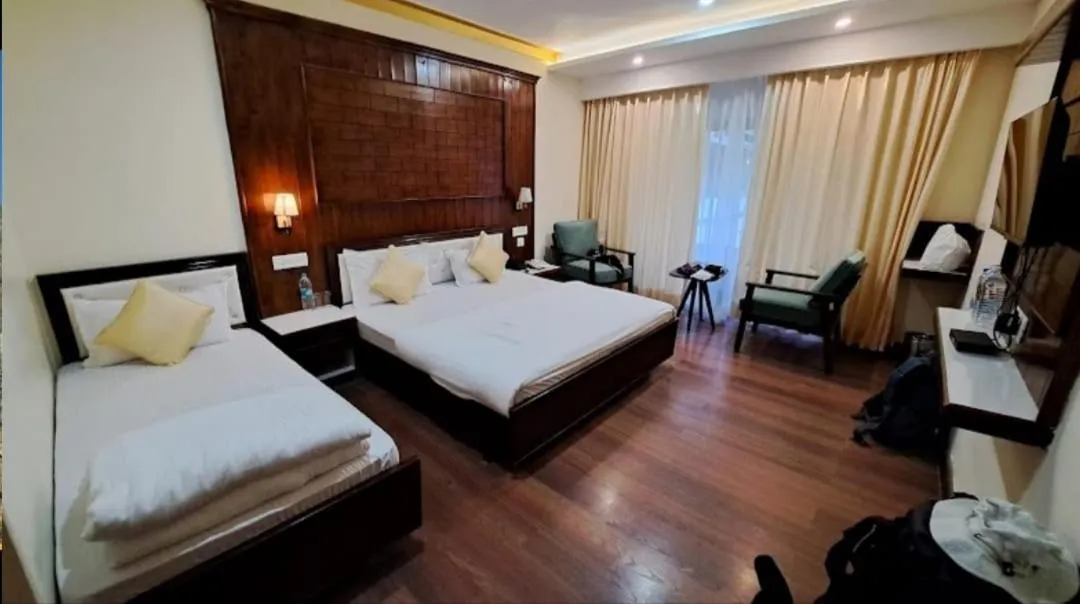 Bed in The Hunder Eco Villa