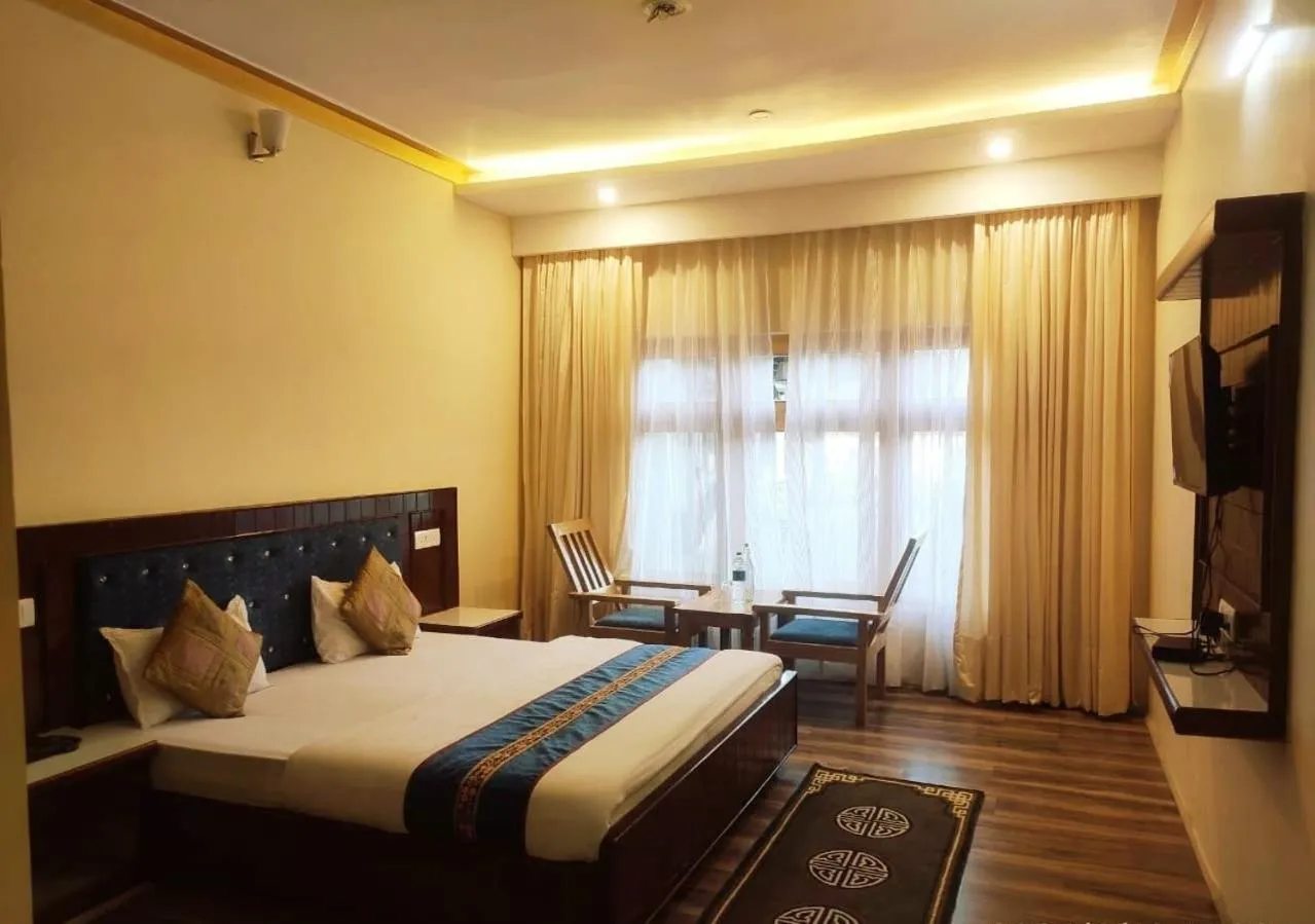 Bed in The Hunder Eco Villa