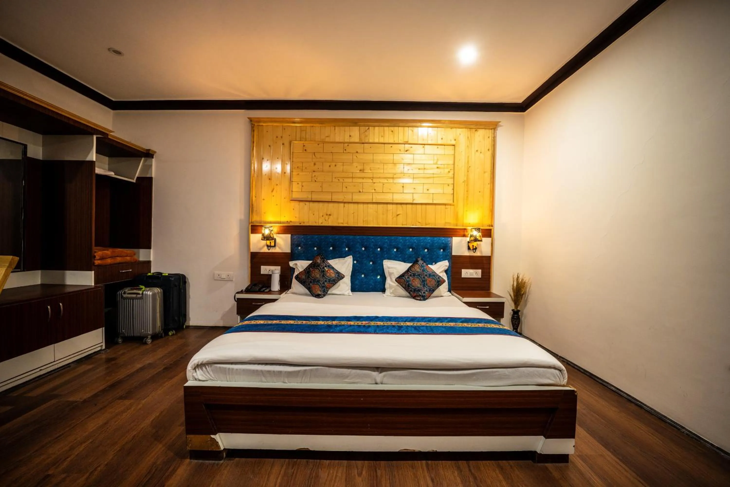 Bed in The Hunder Eco Villa