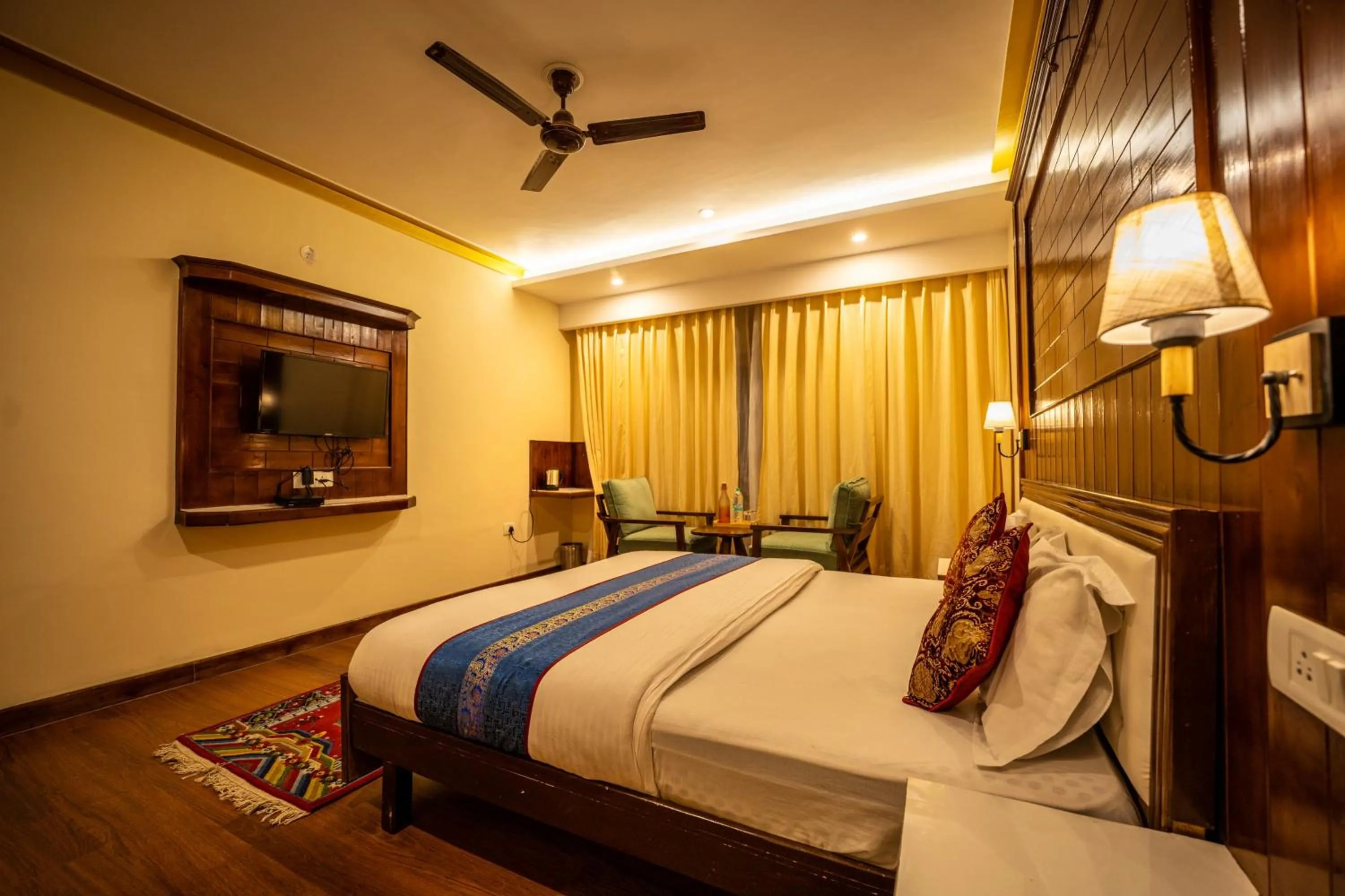 Bed in The Hunder Eco Villa