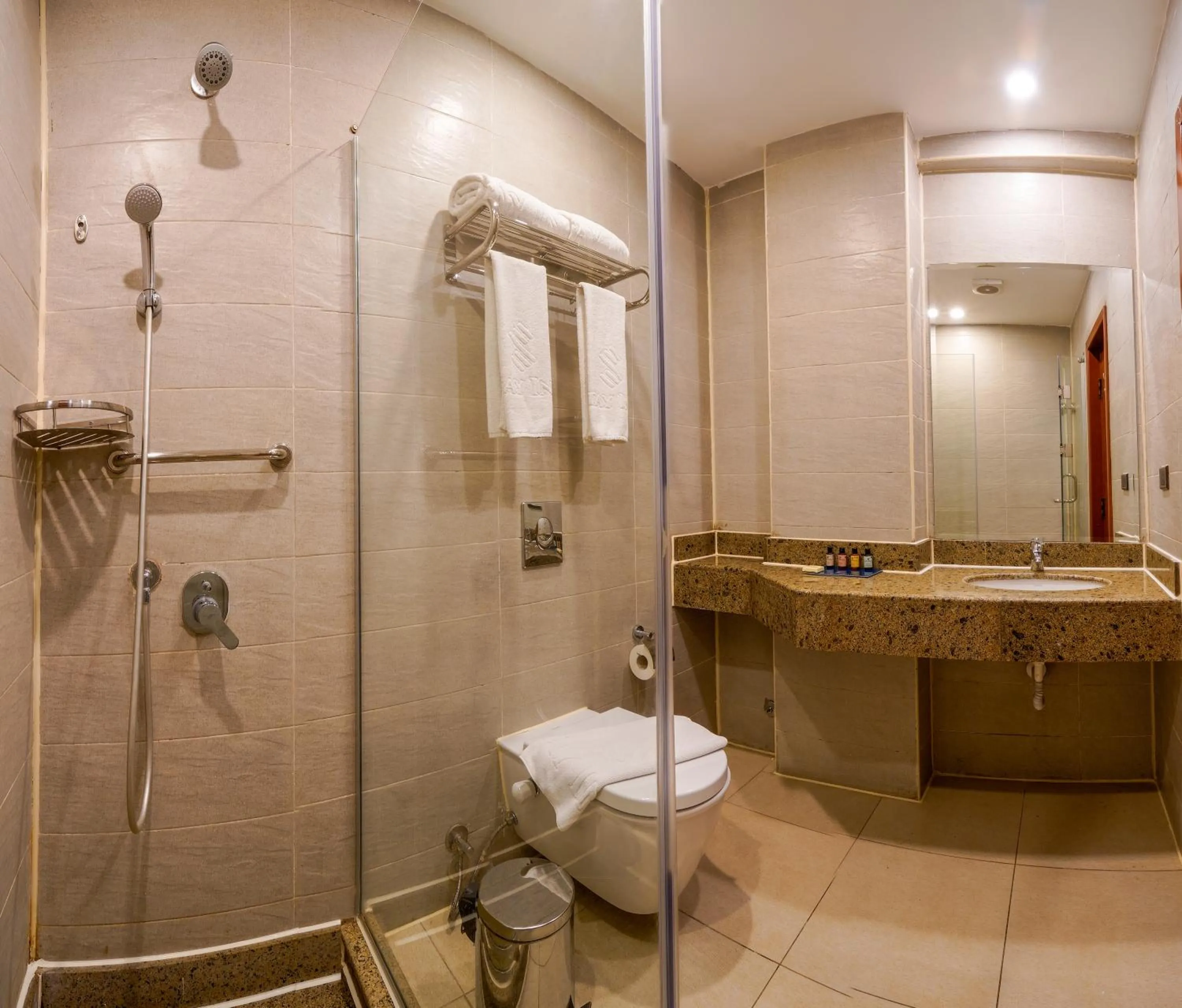 Shower in Stay Inn Cairo Hotel