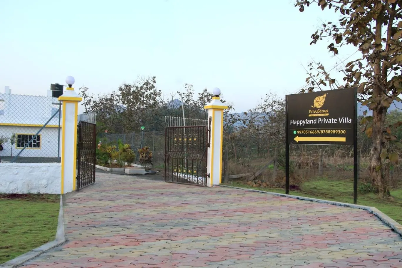 Facade/entrance in Privy Stays- Bherse Villa