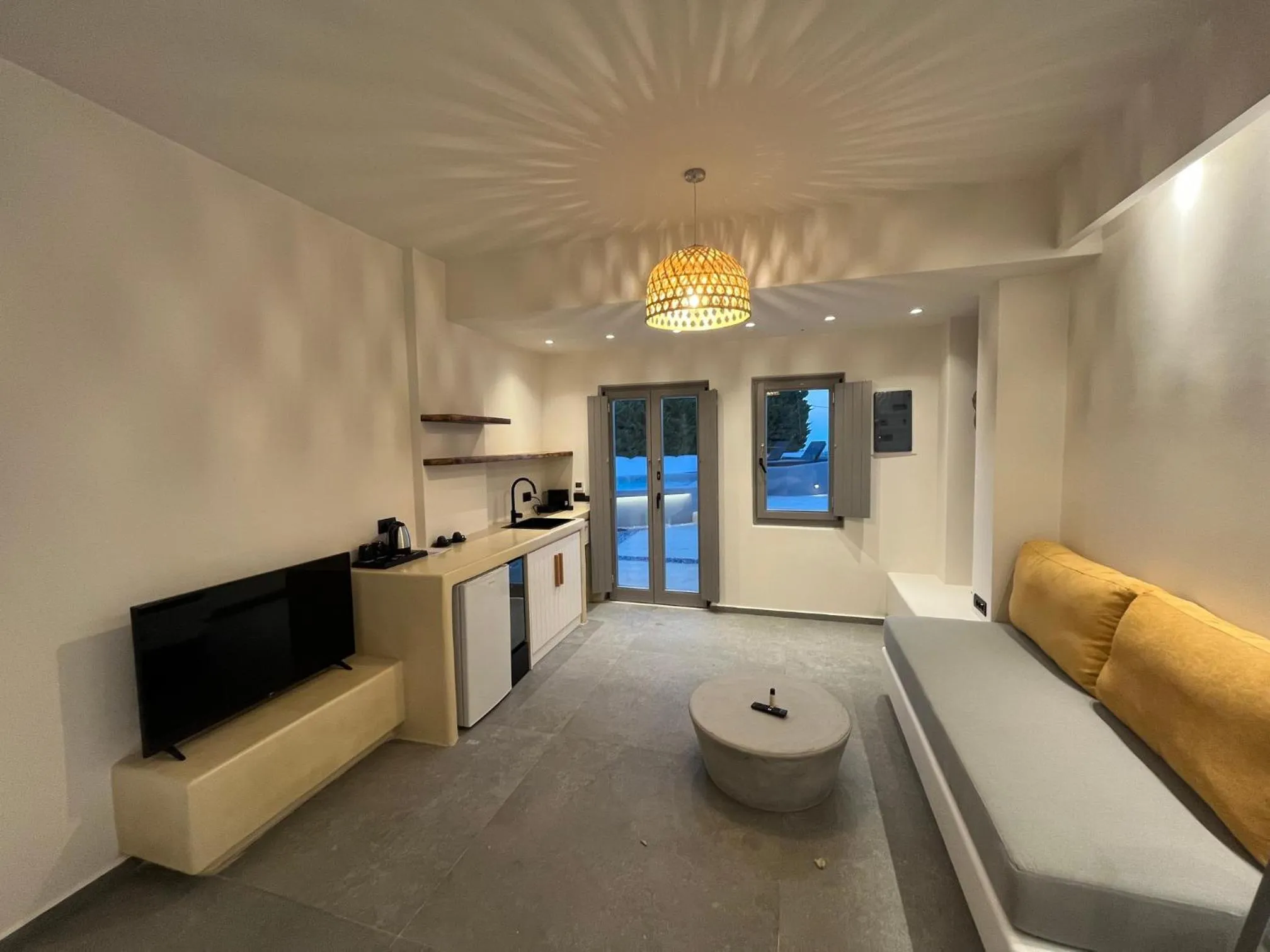 Bedroom in Elements Cozy Suites Pyrgos