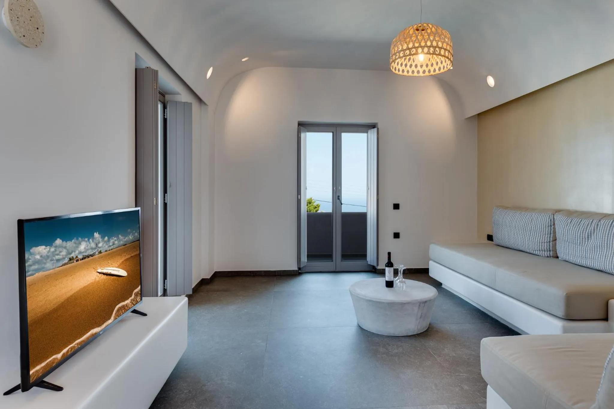 Living room in Elements Cozy Suites Pyrgos