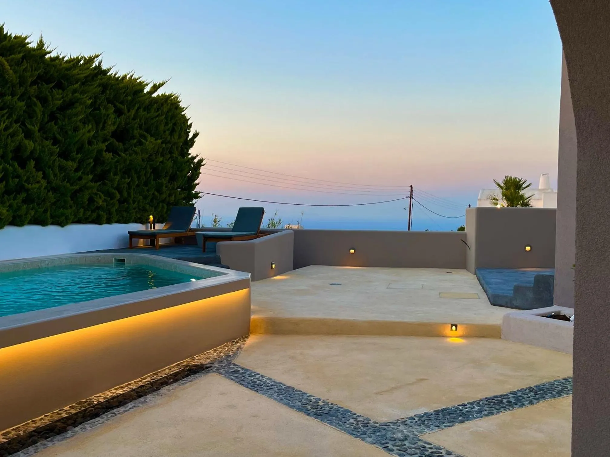 Swimming pool in Elements Cozy Suites Pyrgos