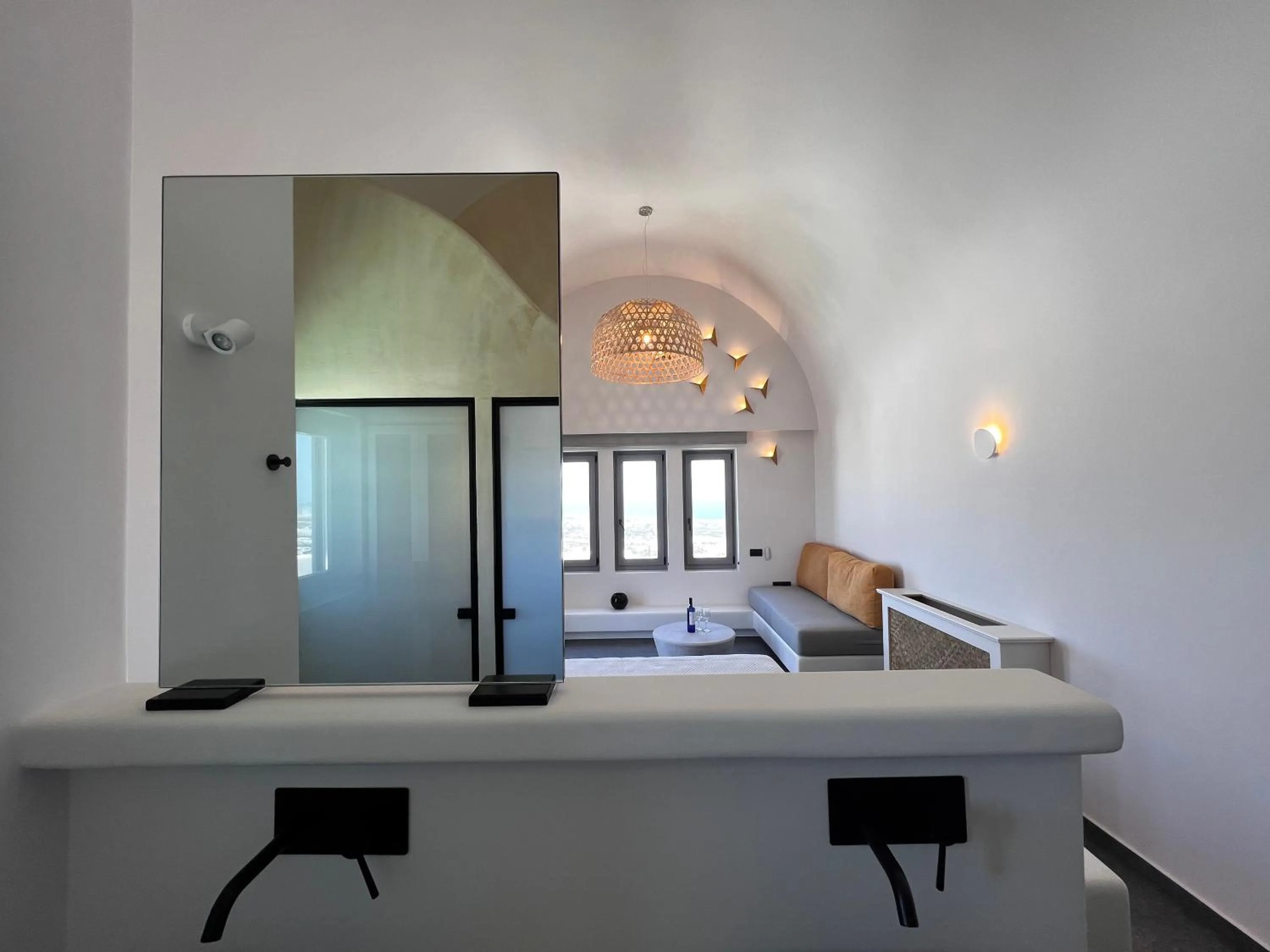 Living room in Elements Cozy Suites Pyrgos