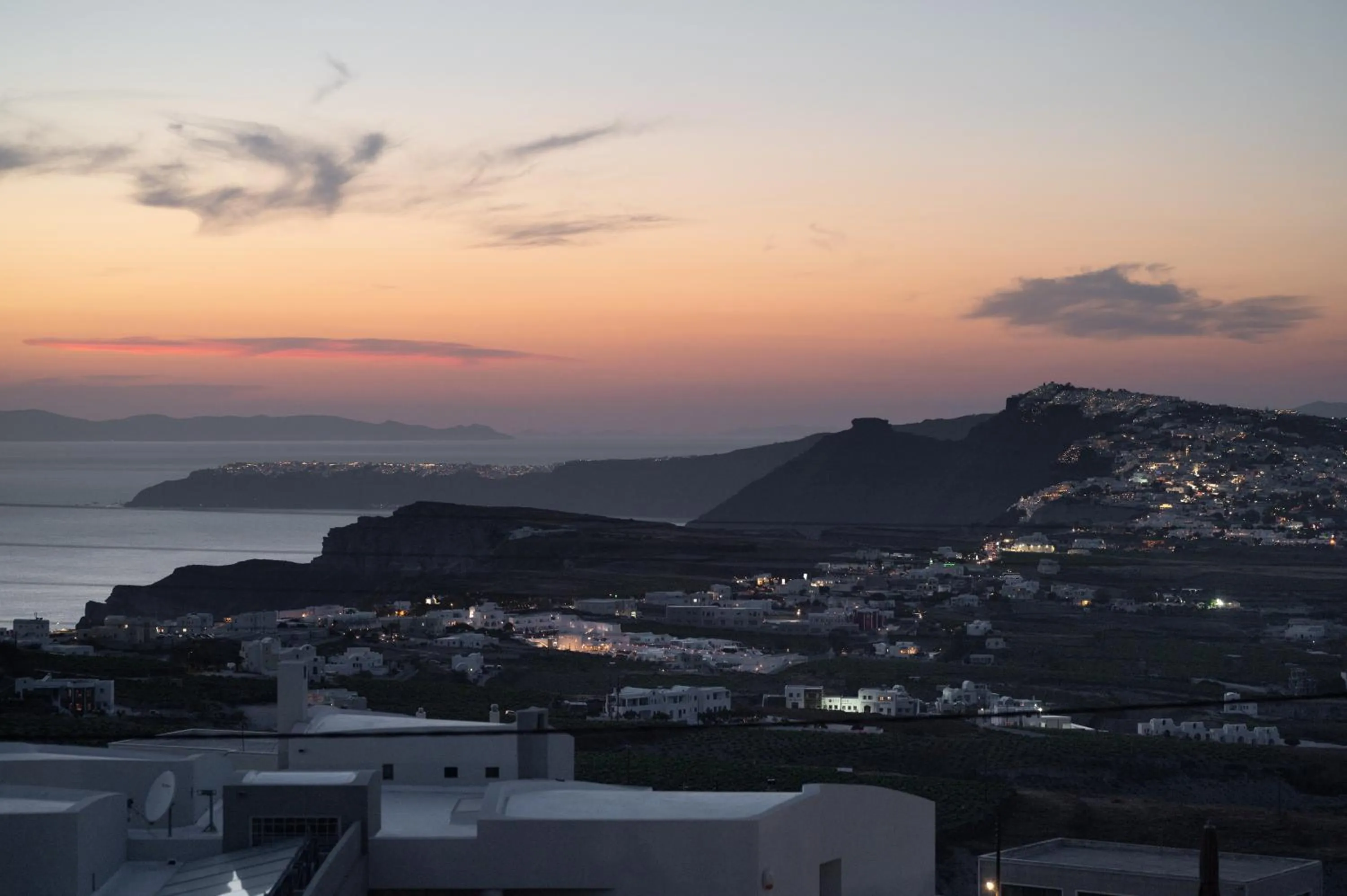 Sunset in Elements Cozy Suites Pyrgos