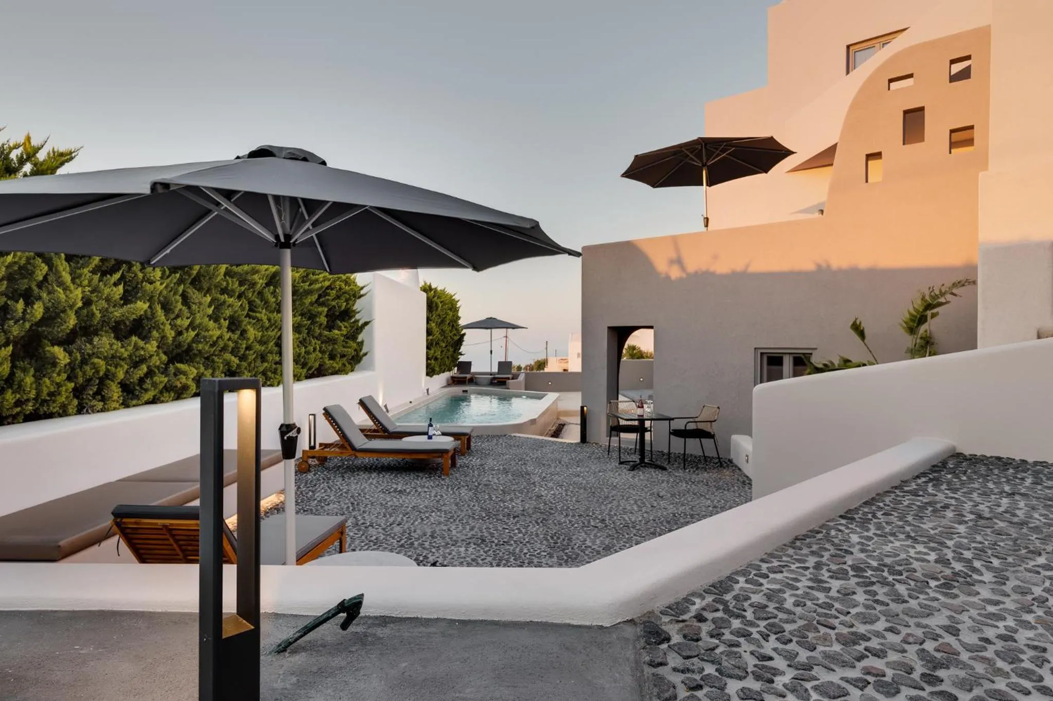 Balcony/Terrace in Elements Cozy Suites Pyrgos