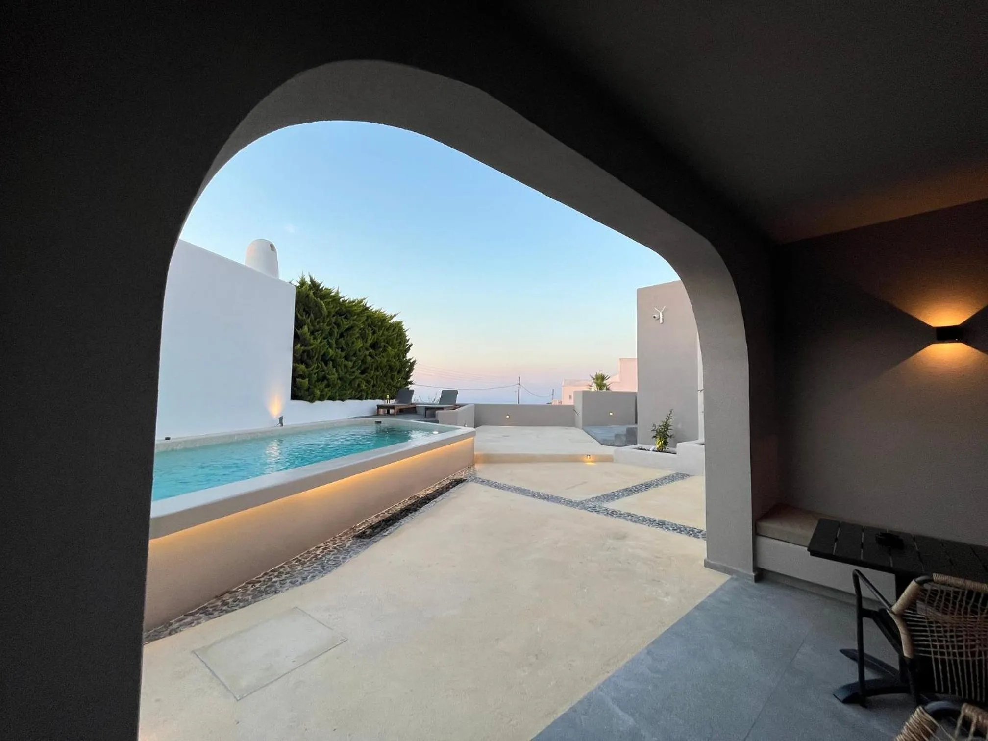 Patio in Elements Cozy Suites Pyrgos