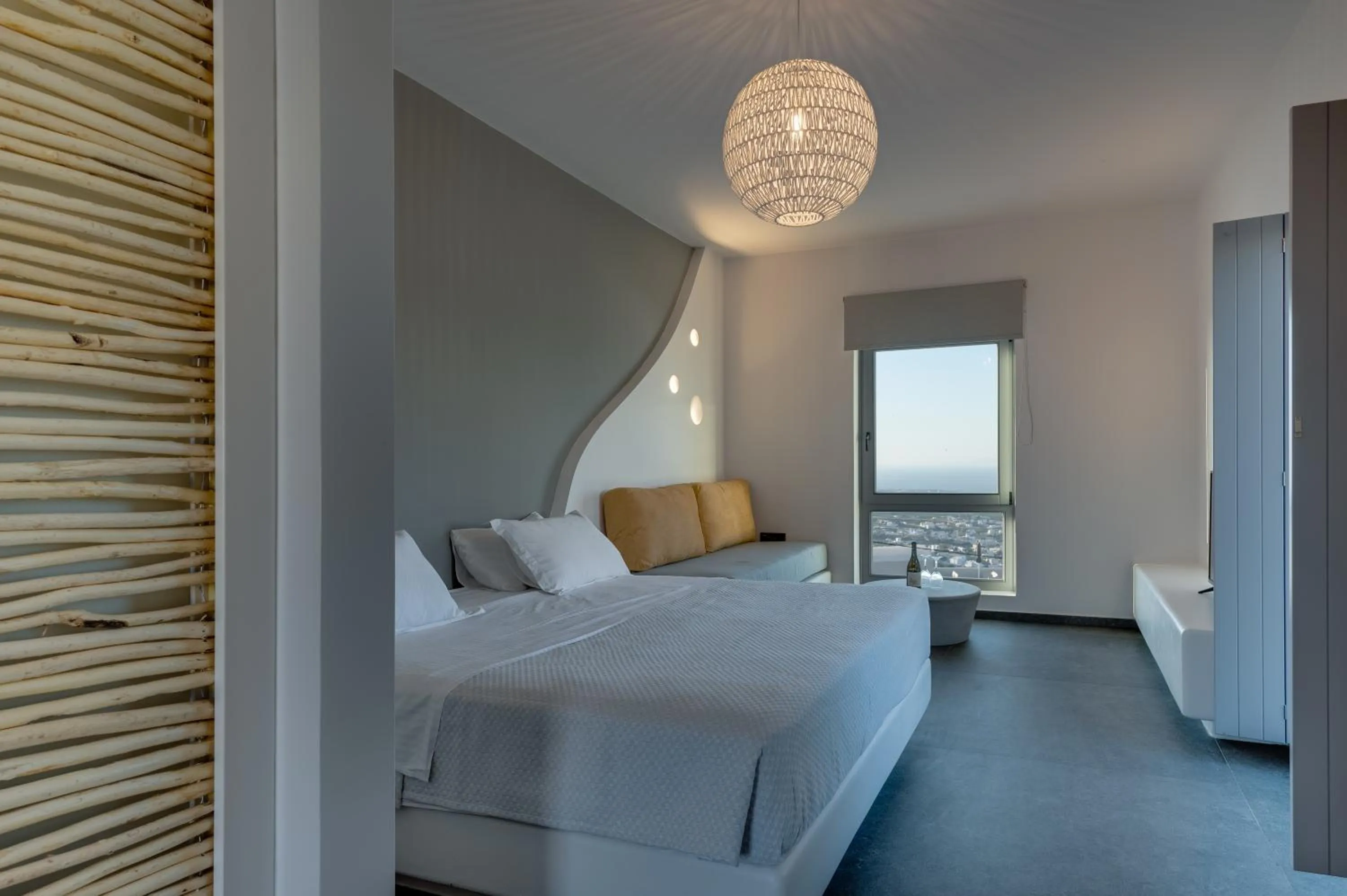 Bedroom, Bed in Elements Cozy Suites Pyrgos