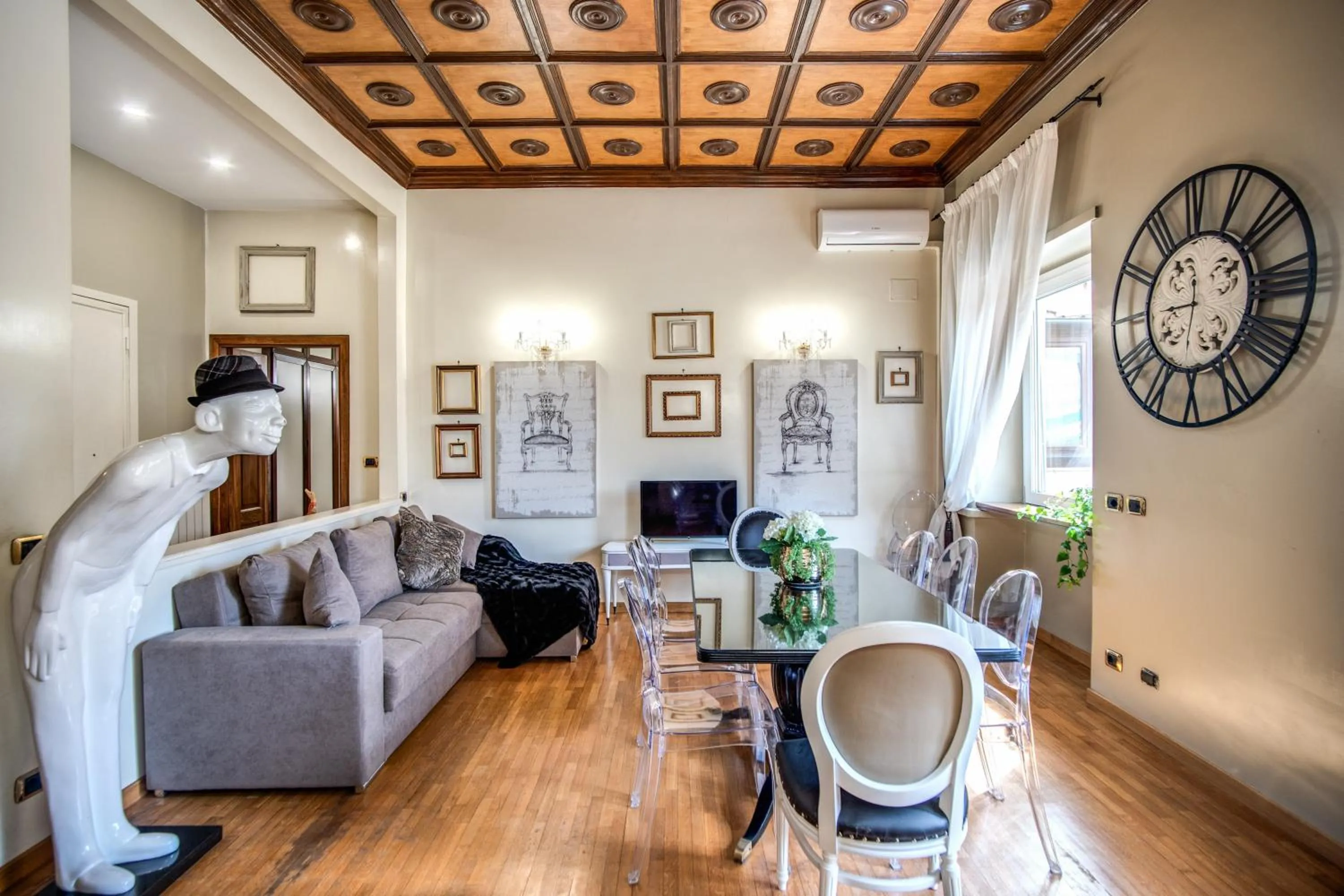 Living room in Gianicolo Miracle Suite