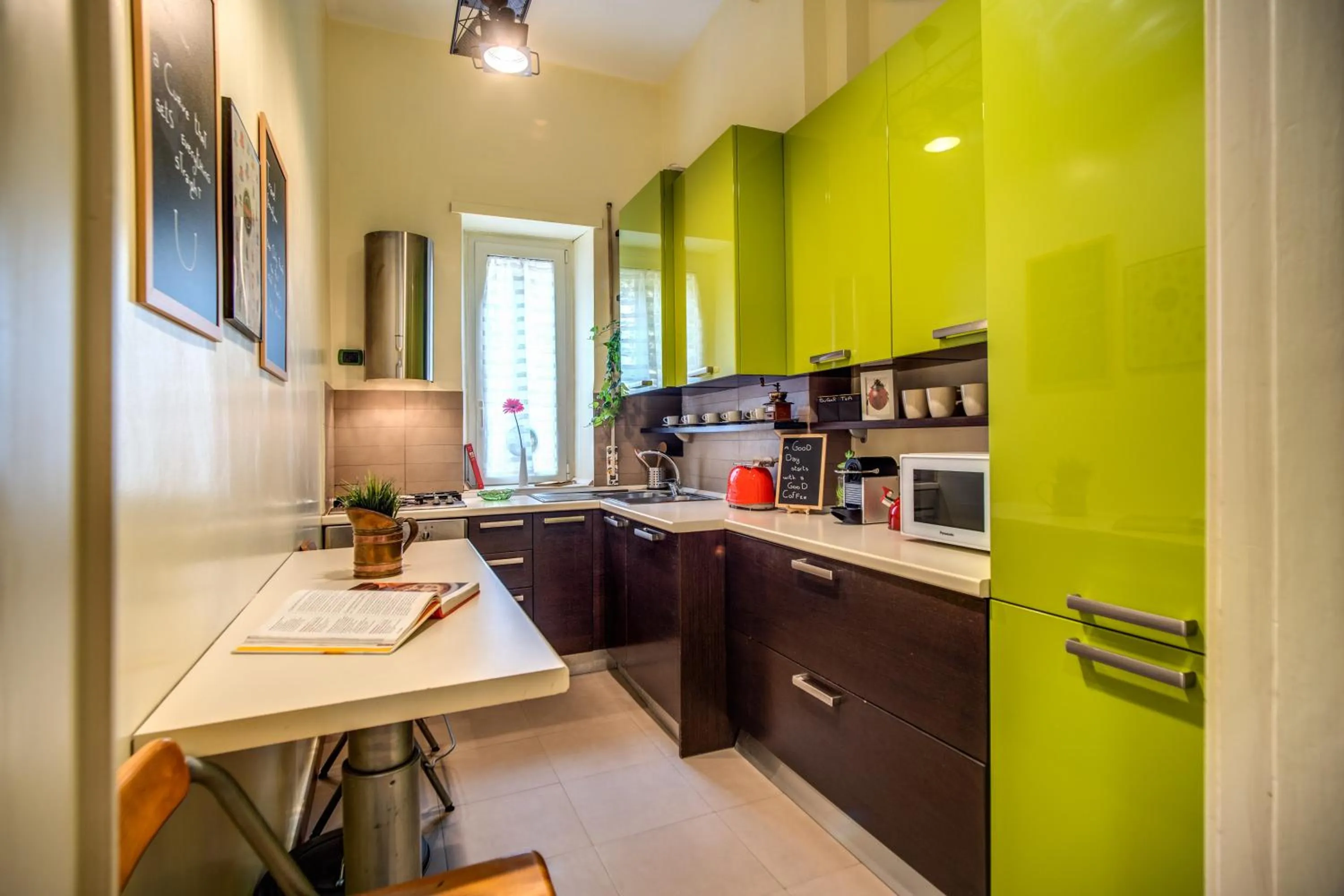 Kitchen or kitchenette in Gianicolo Miracle Suite