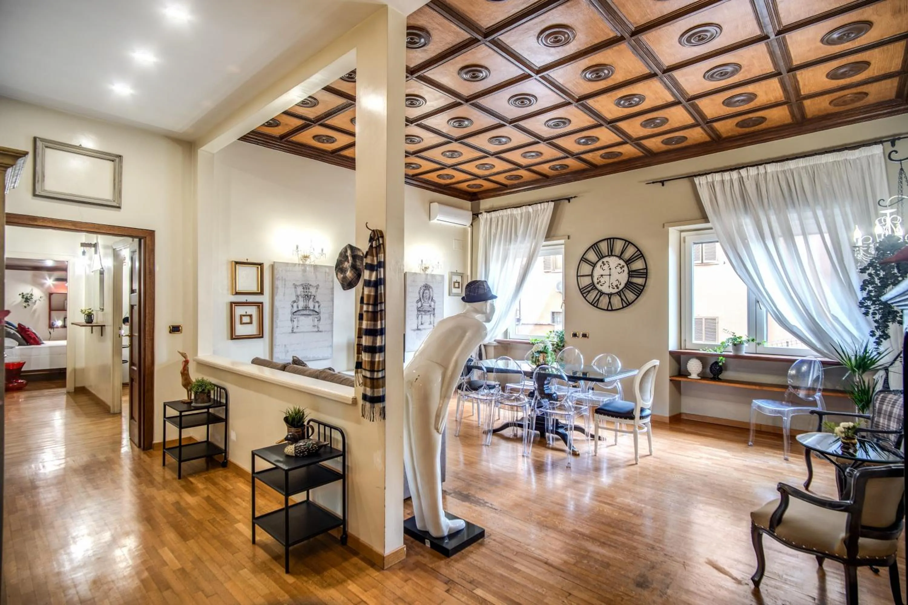 Living room in Gianicolo Miracle Suite