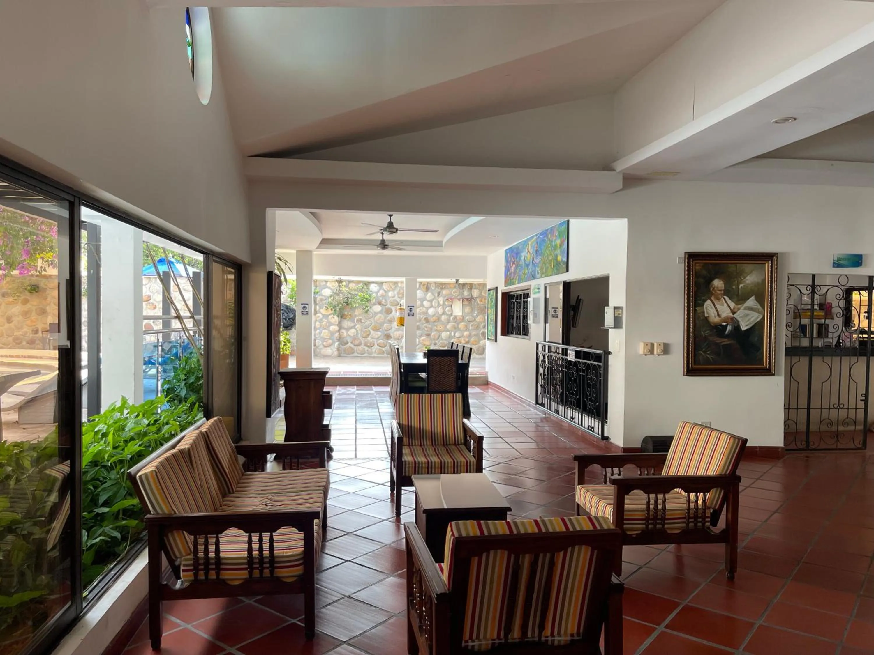 Living room in Hotel Melgar Villa Valeria