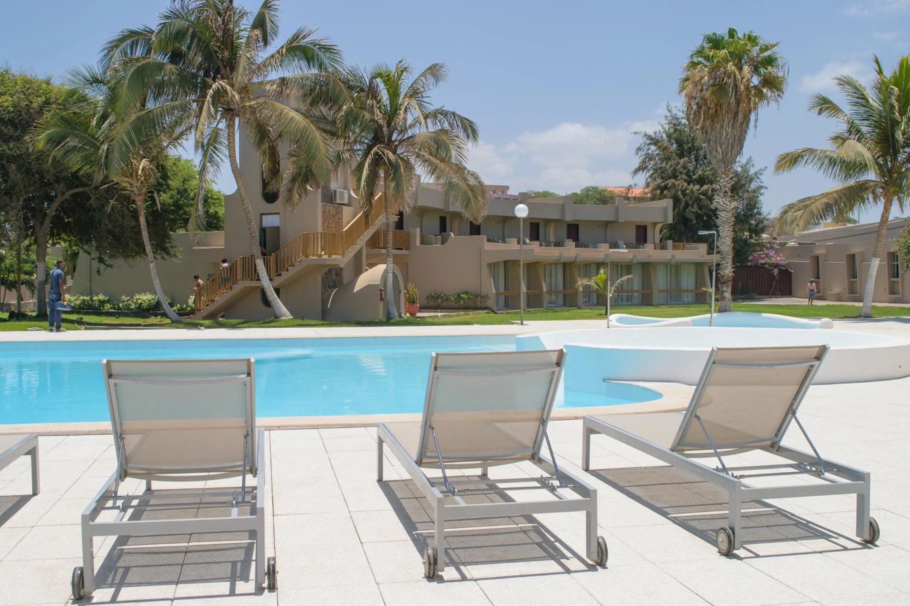Pool view in Oasis Praiamar