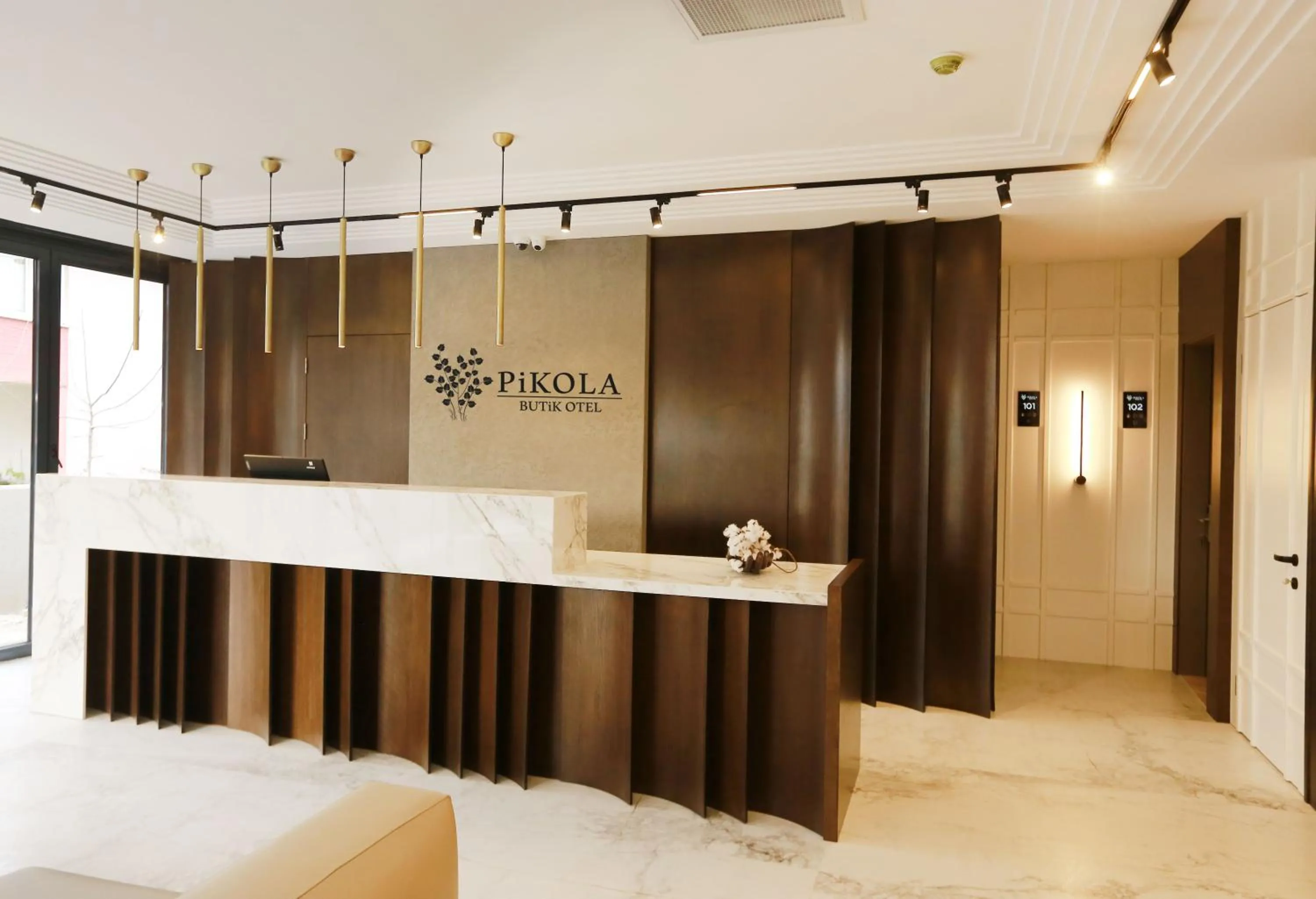 Lobby or reception in Pikola Otel