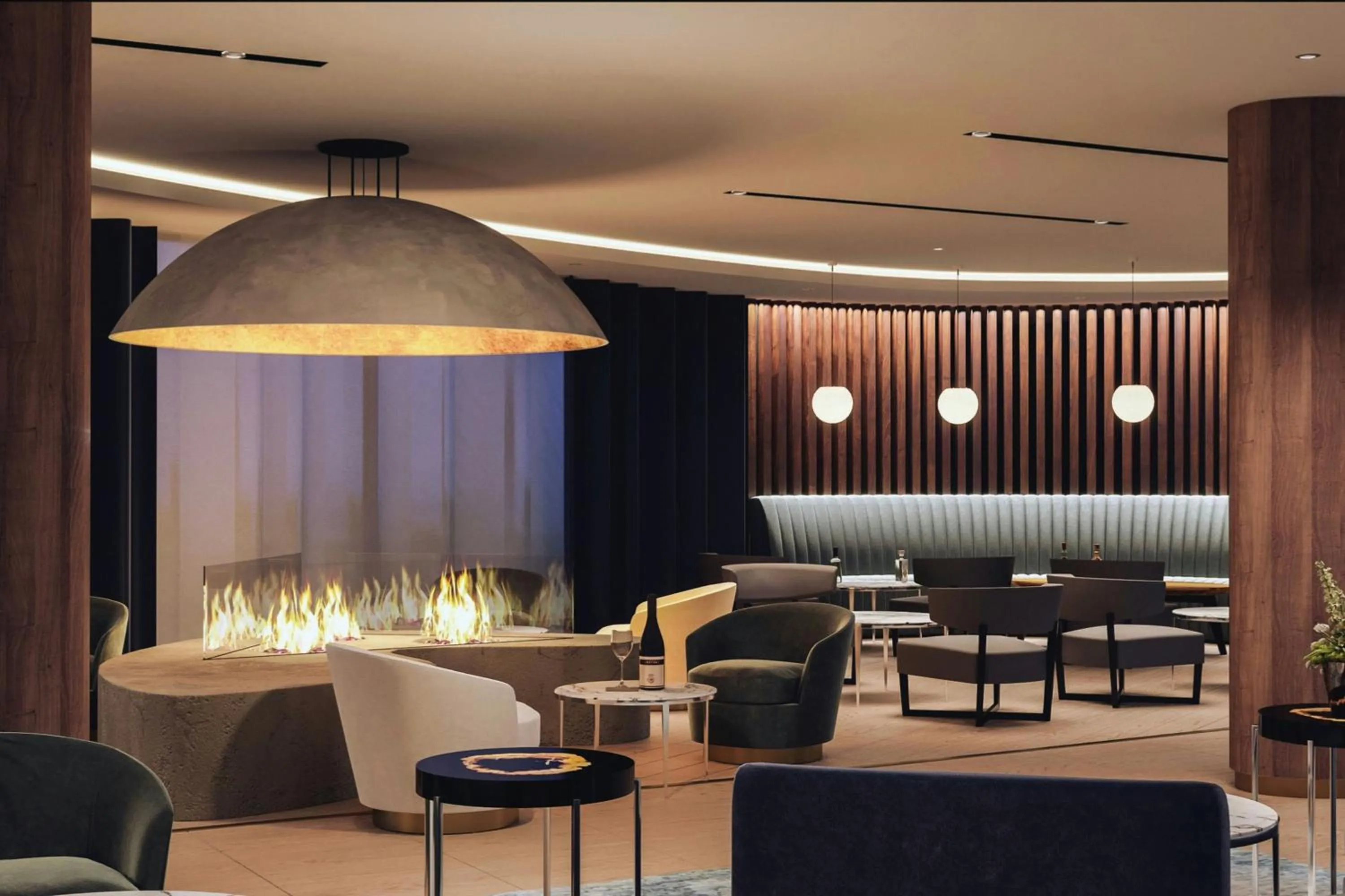 Lobby or reception in AC Hotel by Marriott Saint-Julien-en-Genevois