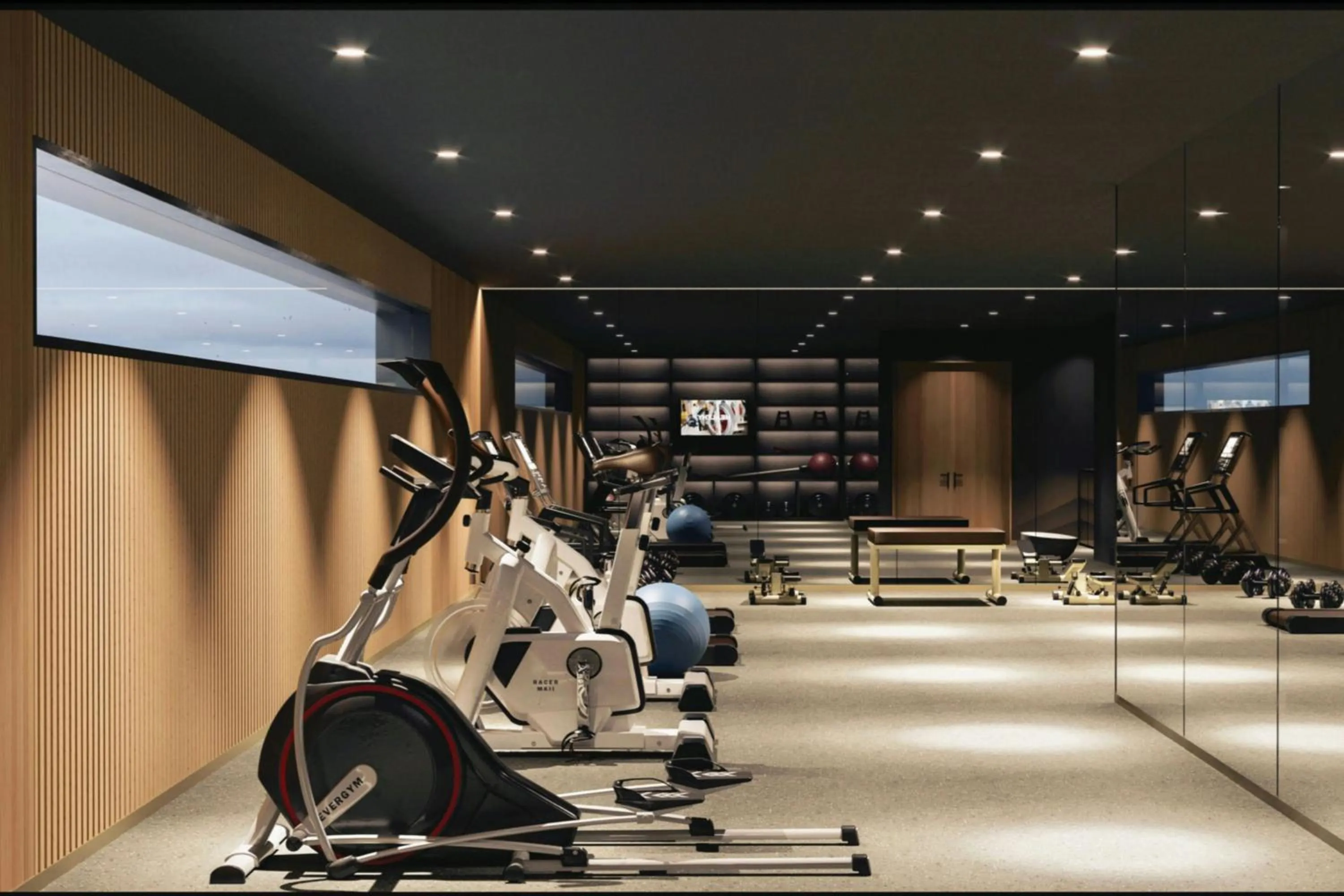 Fitness centre/facilities in AC Hotel by Marriott Saint-Julien-en-Genevois