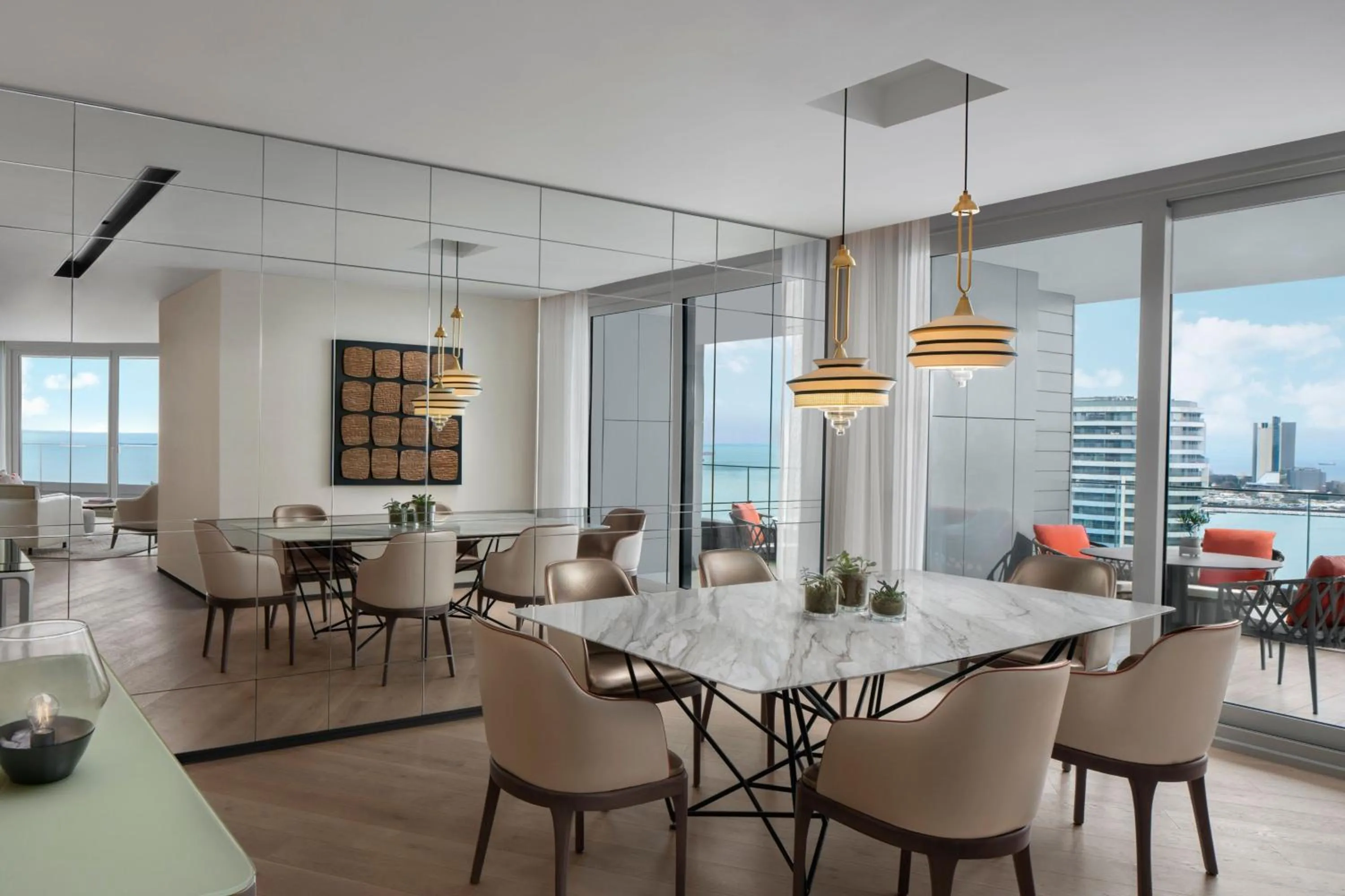 Living room in JW Marriott Hotel Istanbul Marmara Sea