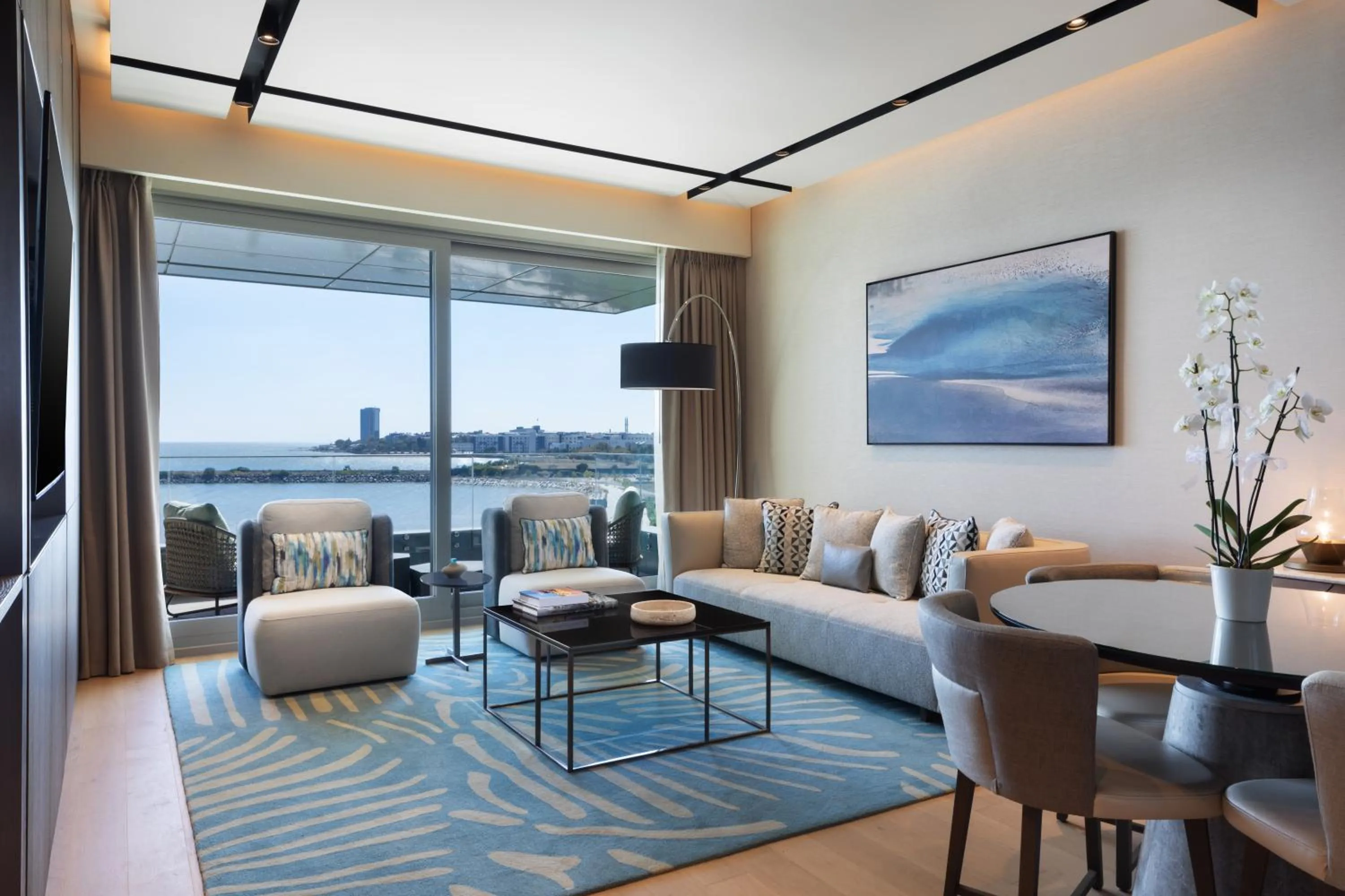 Living room in JW Marriott Hotel Istanbul Marmara Sea