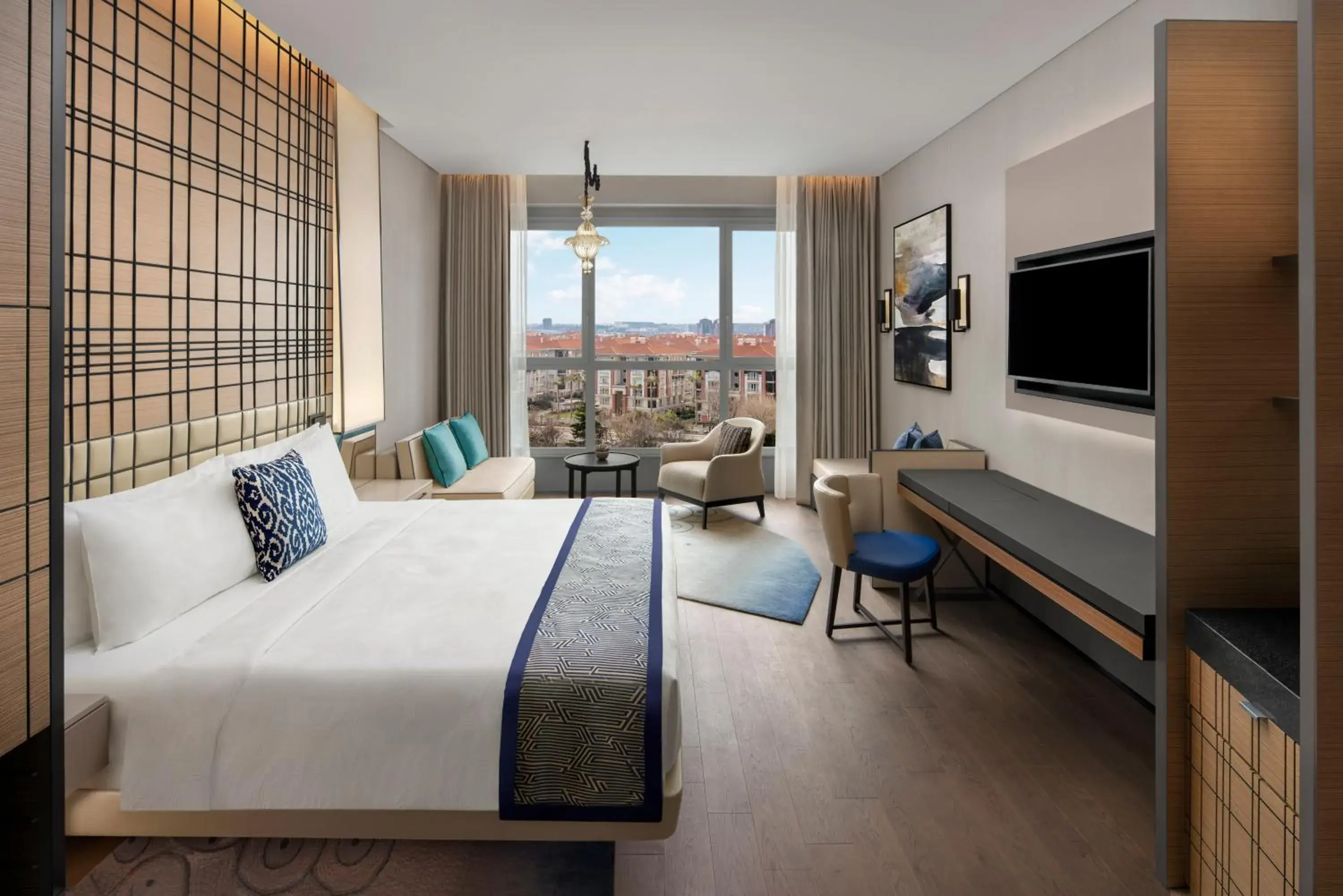 Deluxe King Room with City View in JW Marriott Hotel Istanbul Marmara Sea Deluxe King Room with City View in JW Marriott Hotel Istanbul Marmara Sea