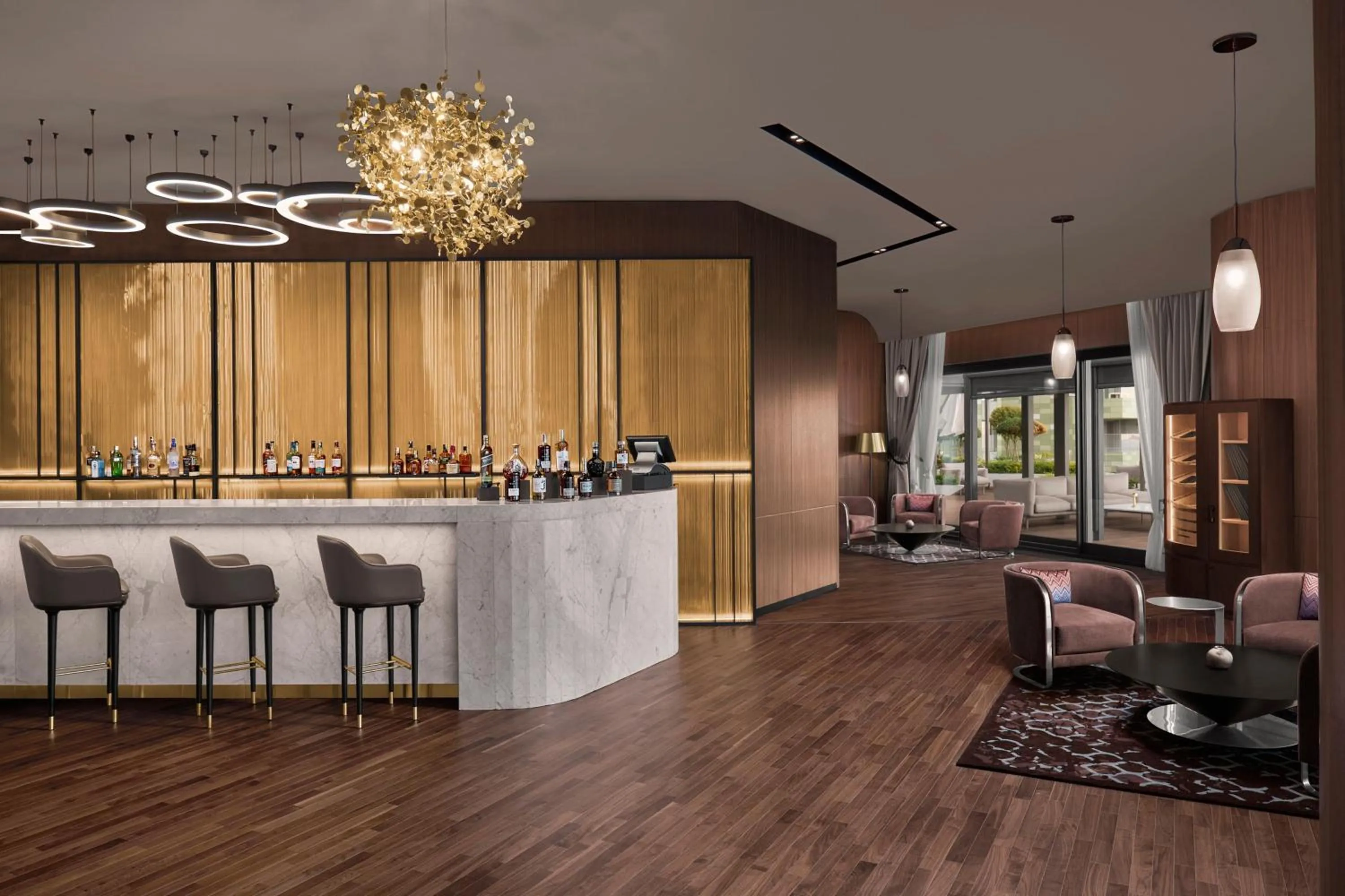 Lounge or bar in JW Marriott Hotel Istanbul Marmara Sea
