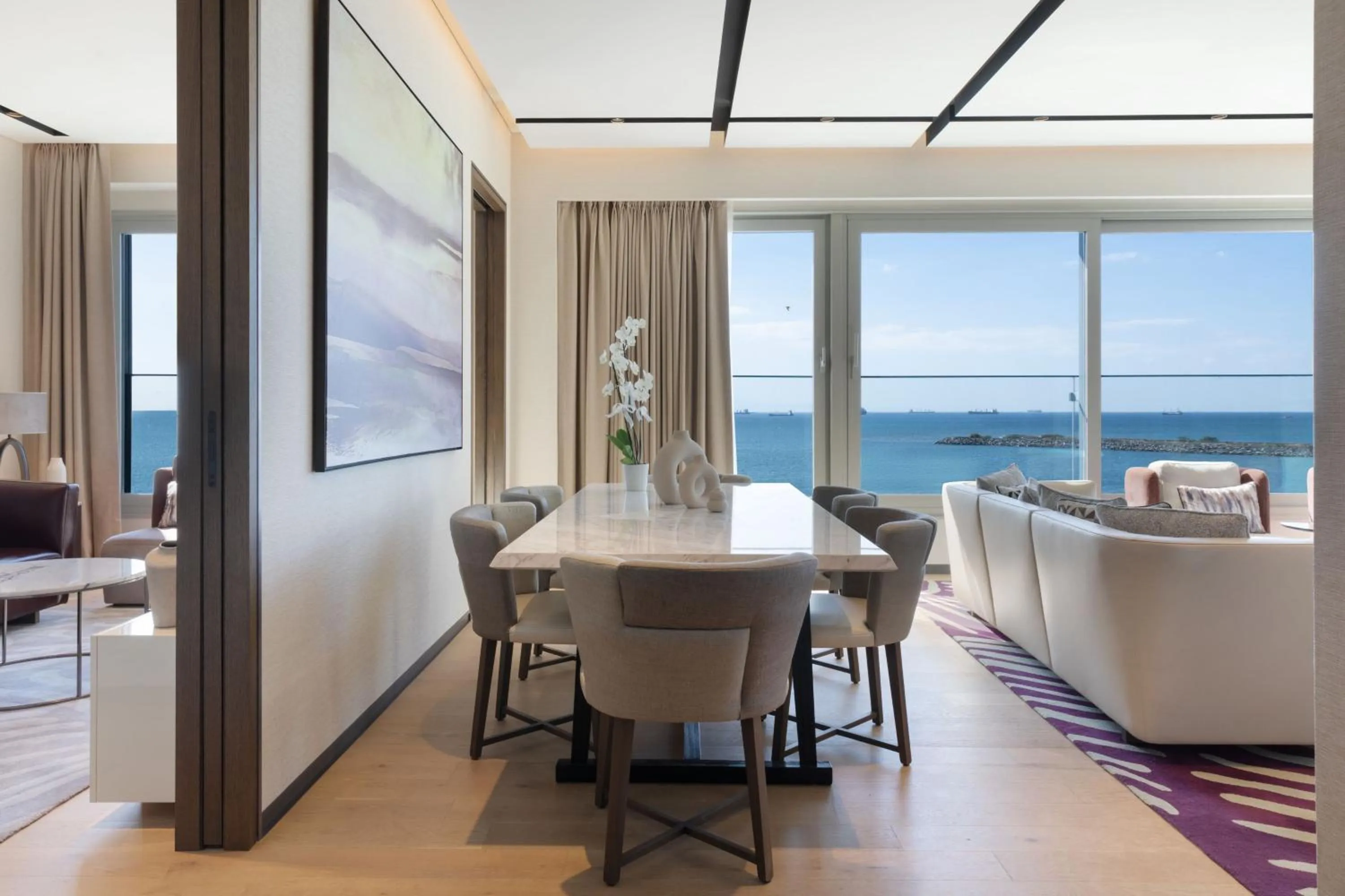 Living room in JW Marriott Hotel Istanbul Marmara Sea