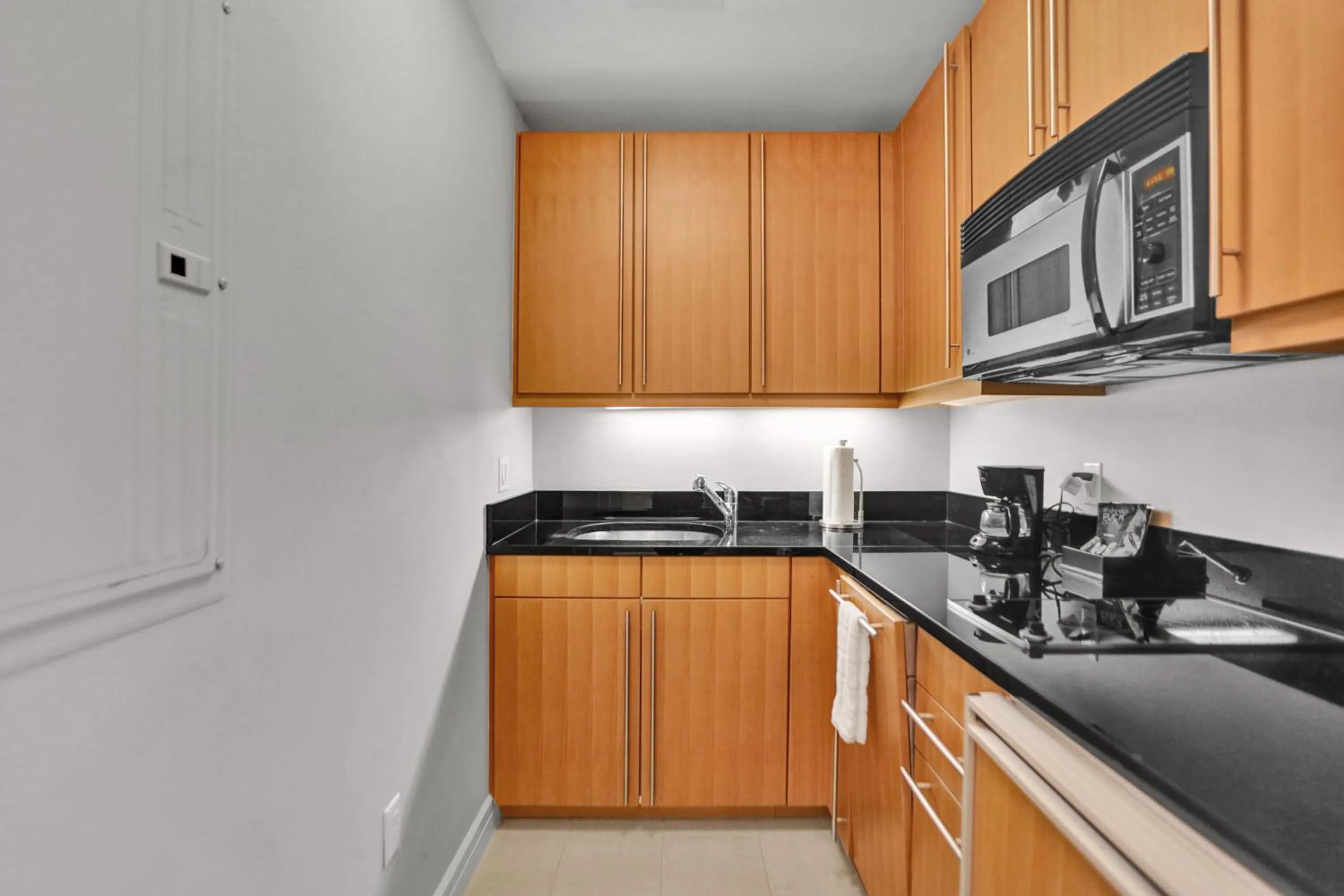 Kitchen or kitchenette in 2 Bedroom OR King Studio Suites Four Seasons Hotel Miami Free Wi-Fi & Free Parking