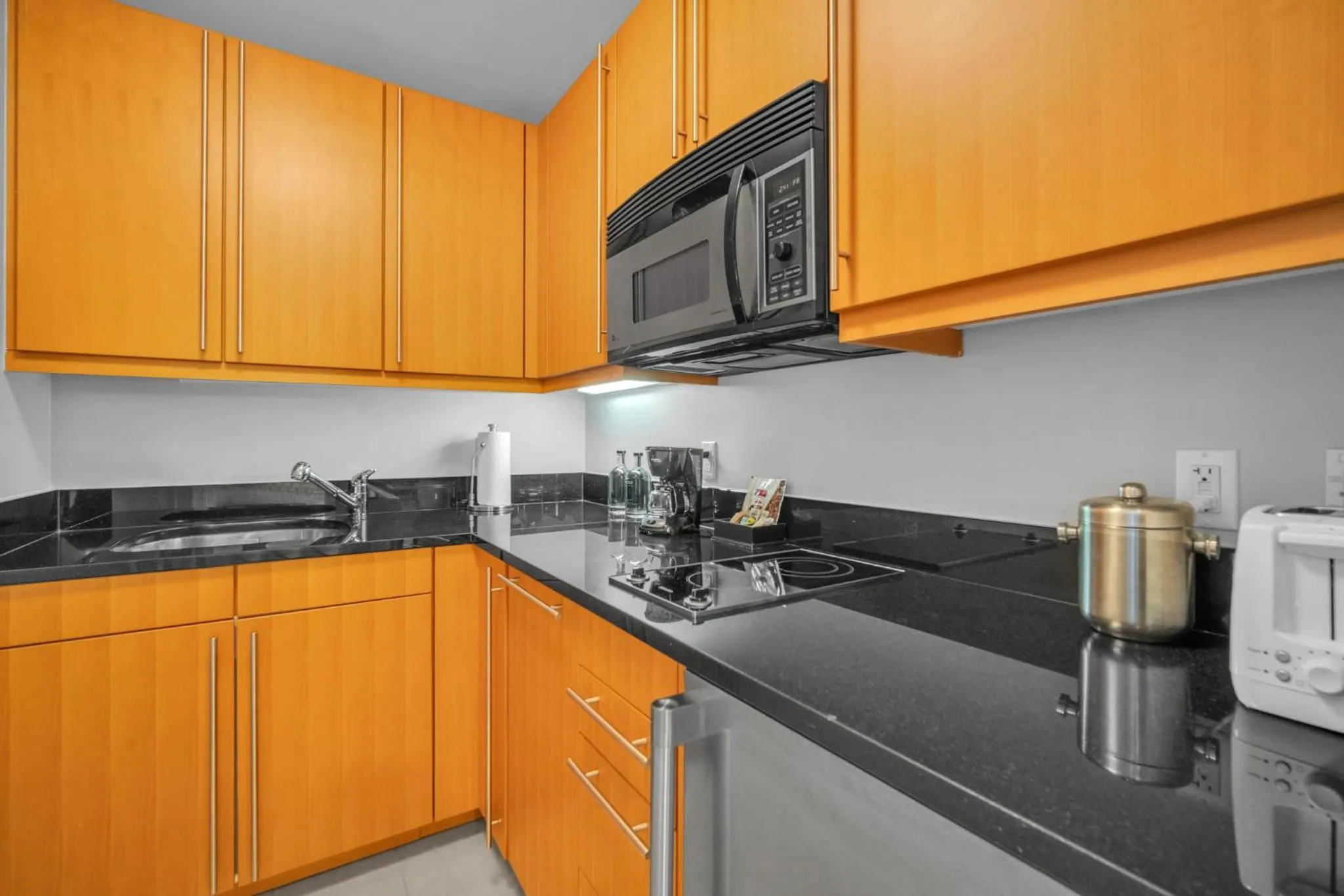 Kitchen or kitchenette in 2 Bedroom OR King Studio Suites Four Seasons Hotel Miami Free Wi-Fi & Free Parking