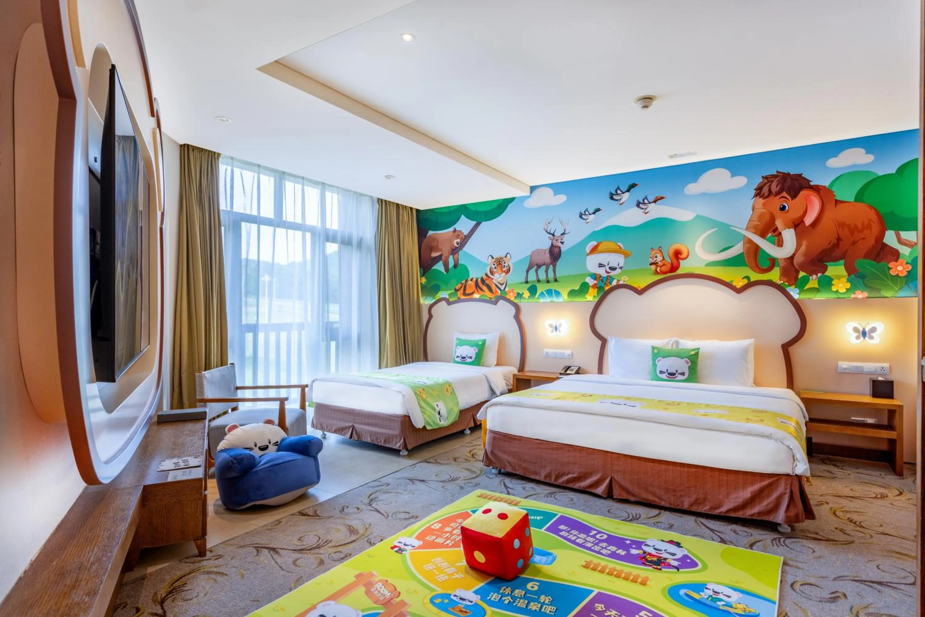 Bed in Wanda Jin Resort Changbaishan